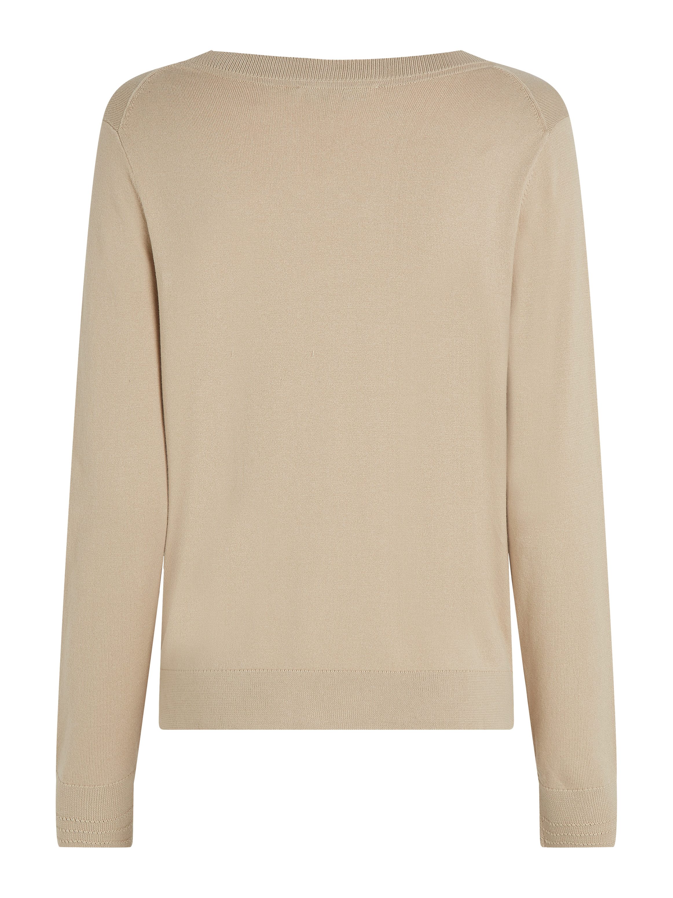 Tommy Hilfiger Trui met V-hals met logoborduursel