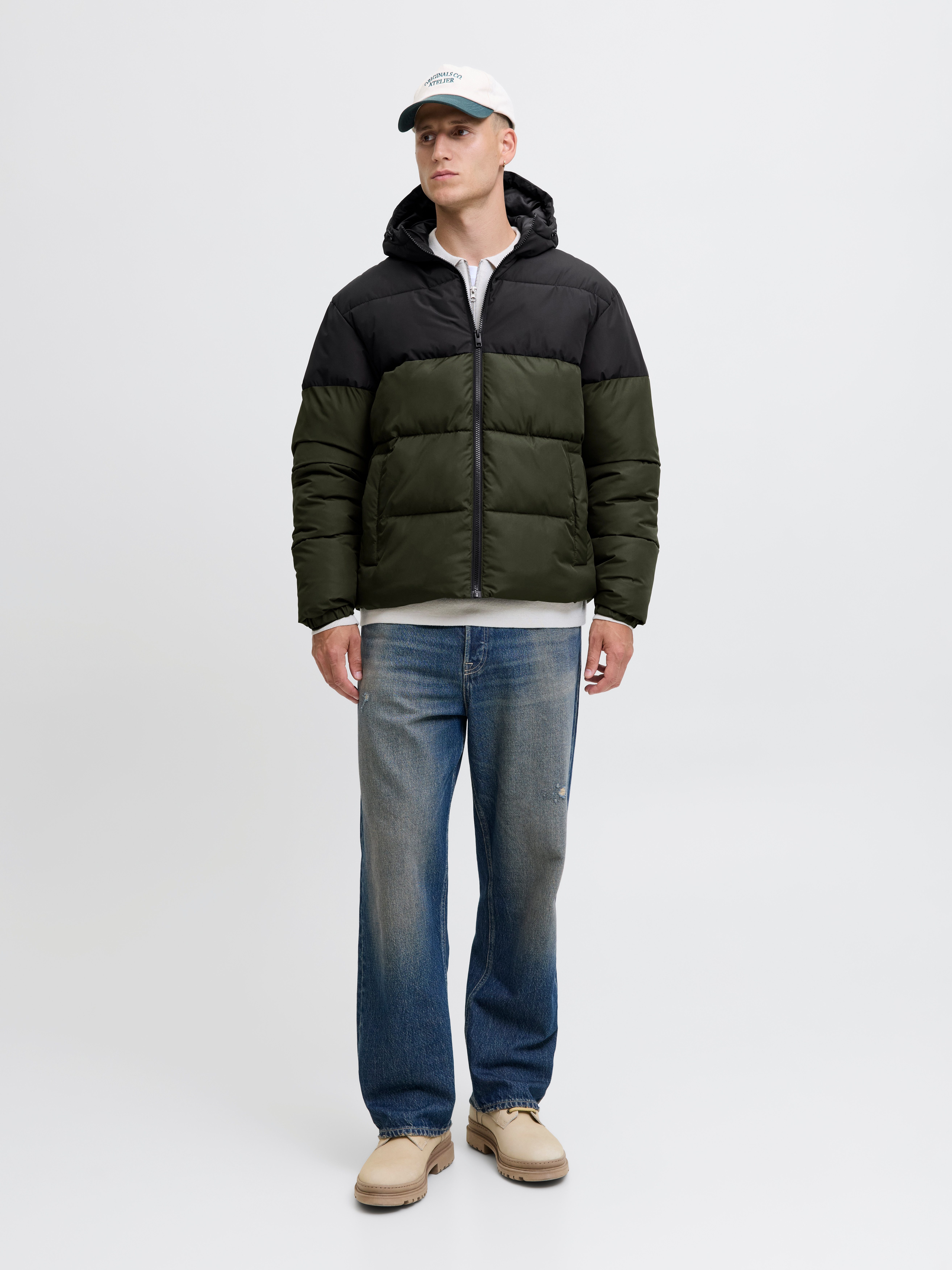 Jack & Jones Gewatteerde jas JJMAZE PUFFER HOOD