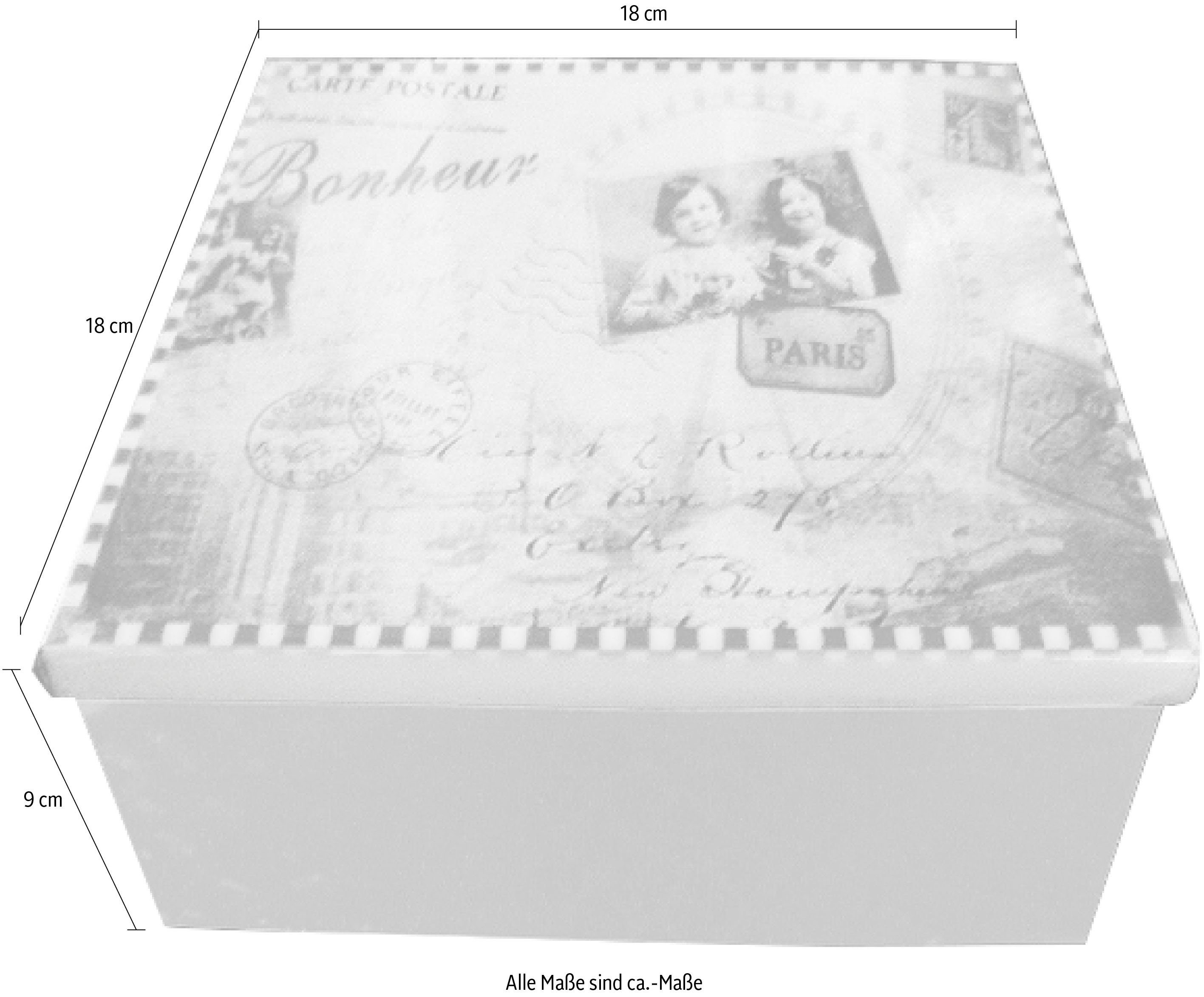 Myflair Möbel & Accessoires Sierkist Lola Opbergbox, van metaal, met deksel (set, 3 stuks)