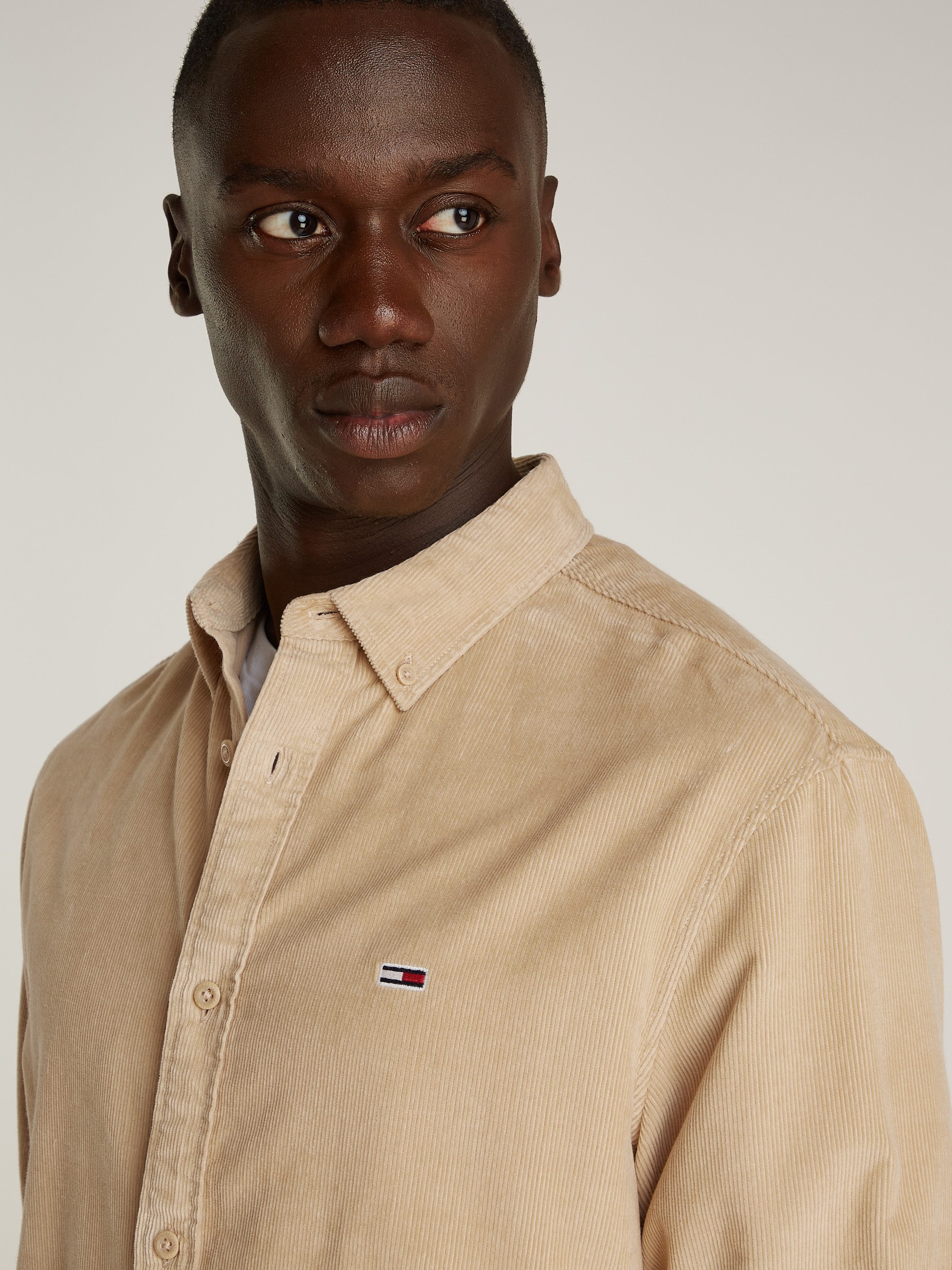 TOMMY JEANS Overhemd met lange mouwen TJM REG CORDUROY SHIRT