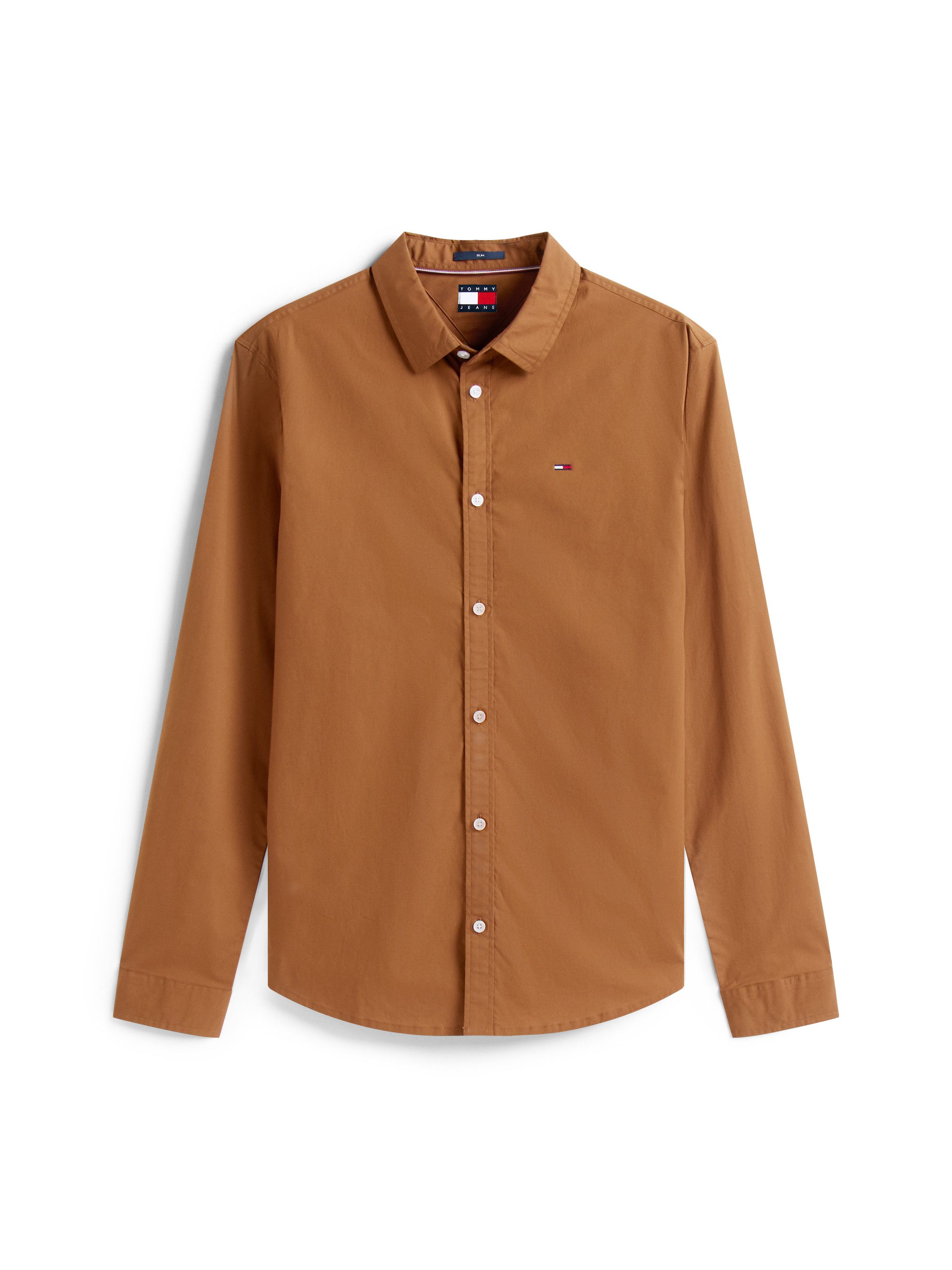 TOMMY JEANS Overhemd met lange mouwen Sabim Stretch Hemd Shirt Stretch shirt, premium, slim fit, met elastaan
