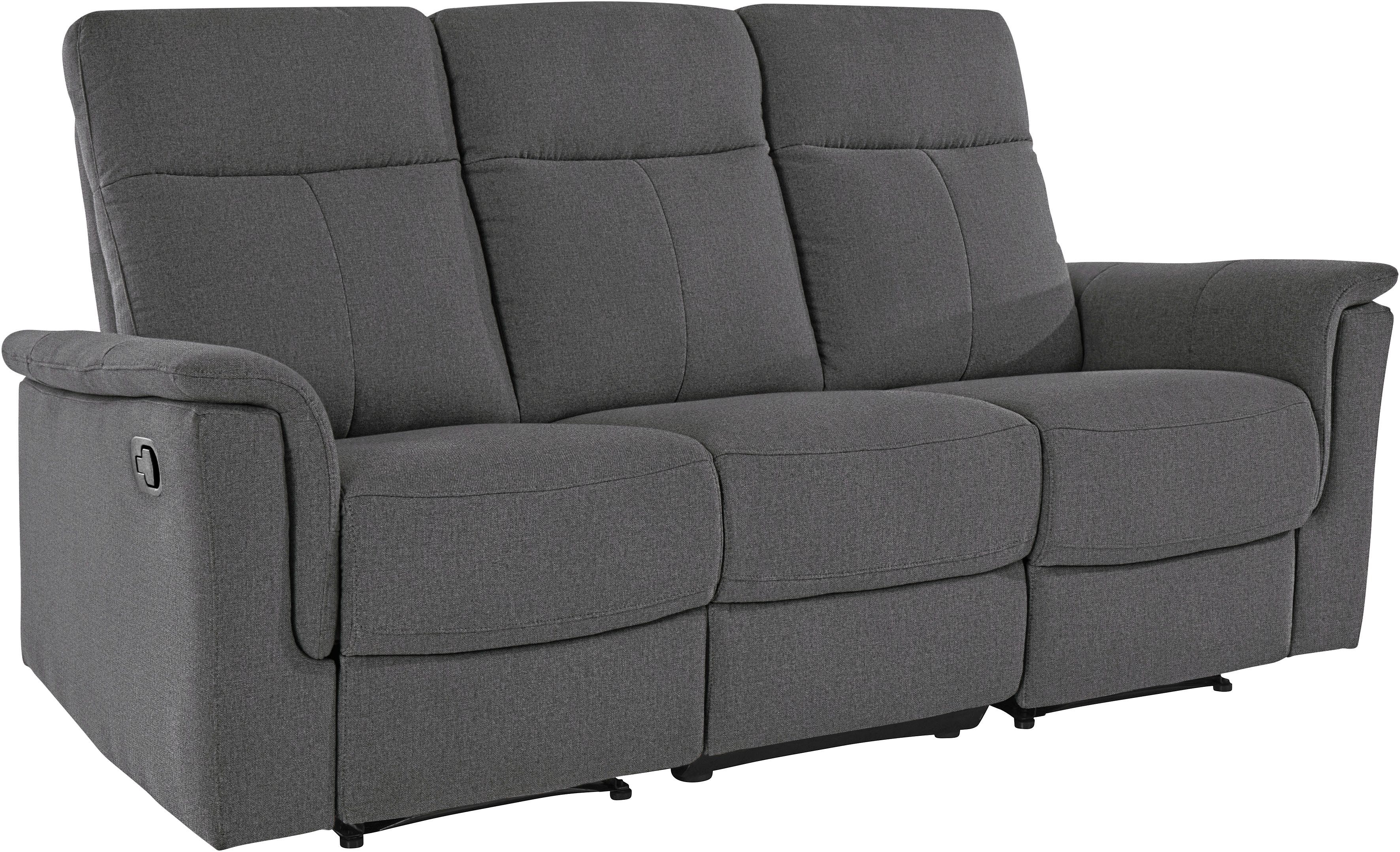 Home affaire 3-zitsbank Southbrook met handmatige en elektrische relaxfunctie