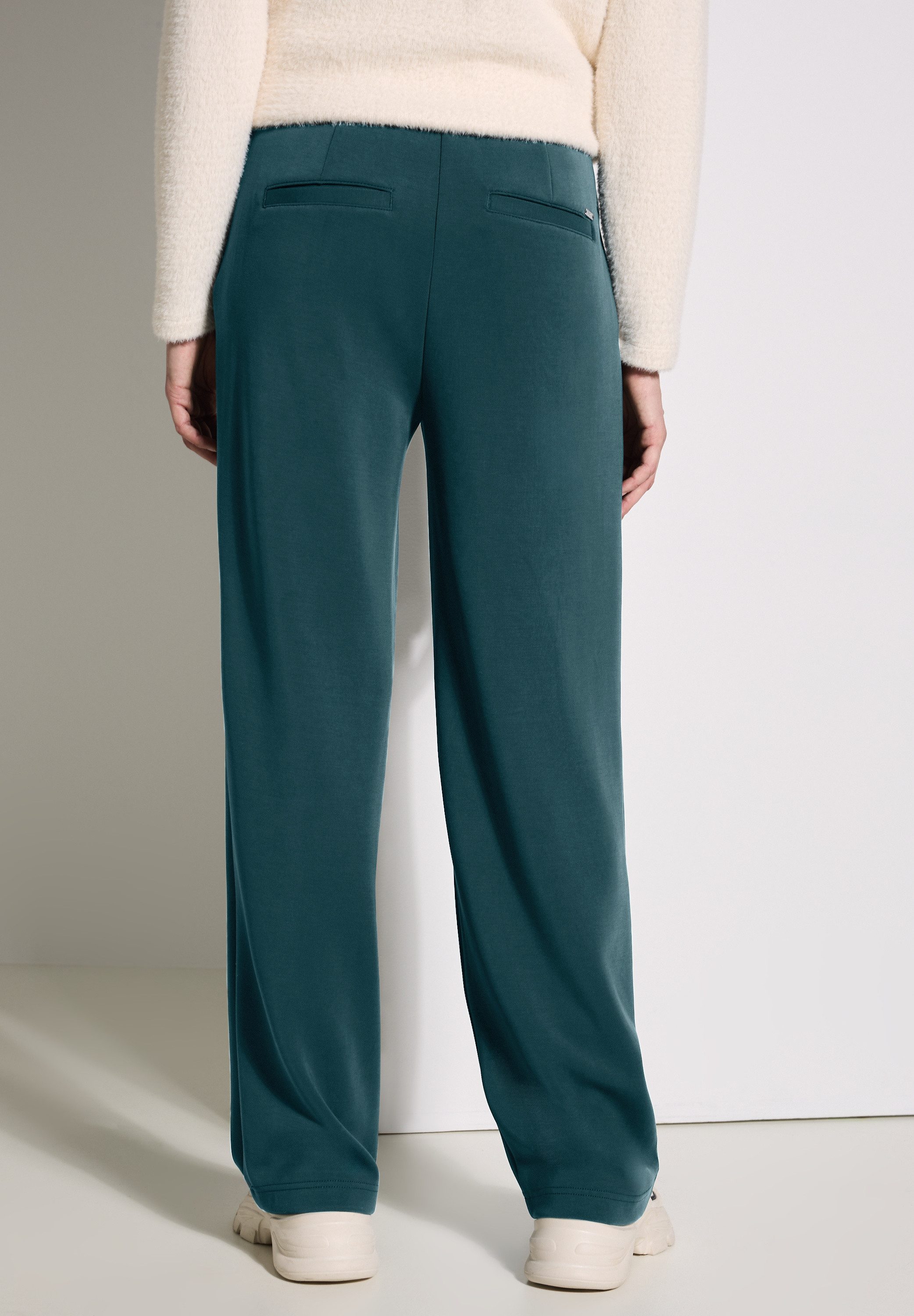 Cecil Stoffen broek Style Neele met wijde pijpen