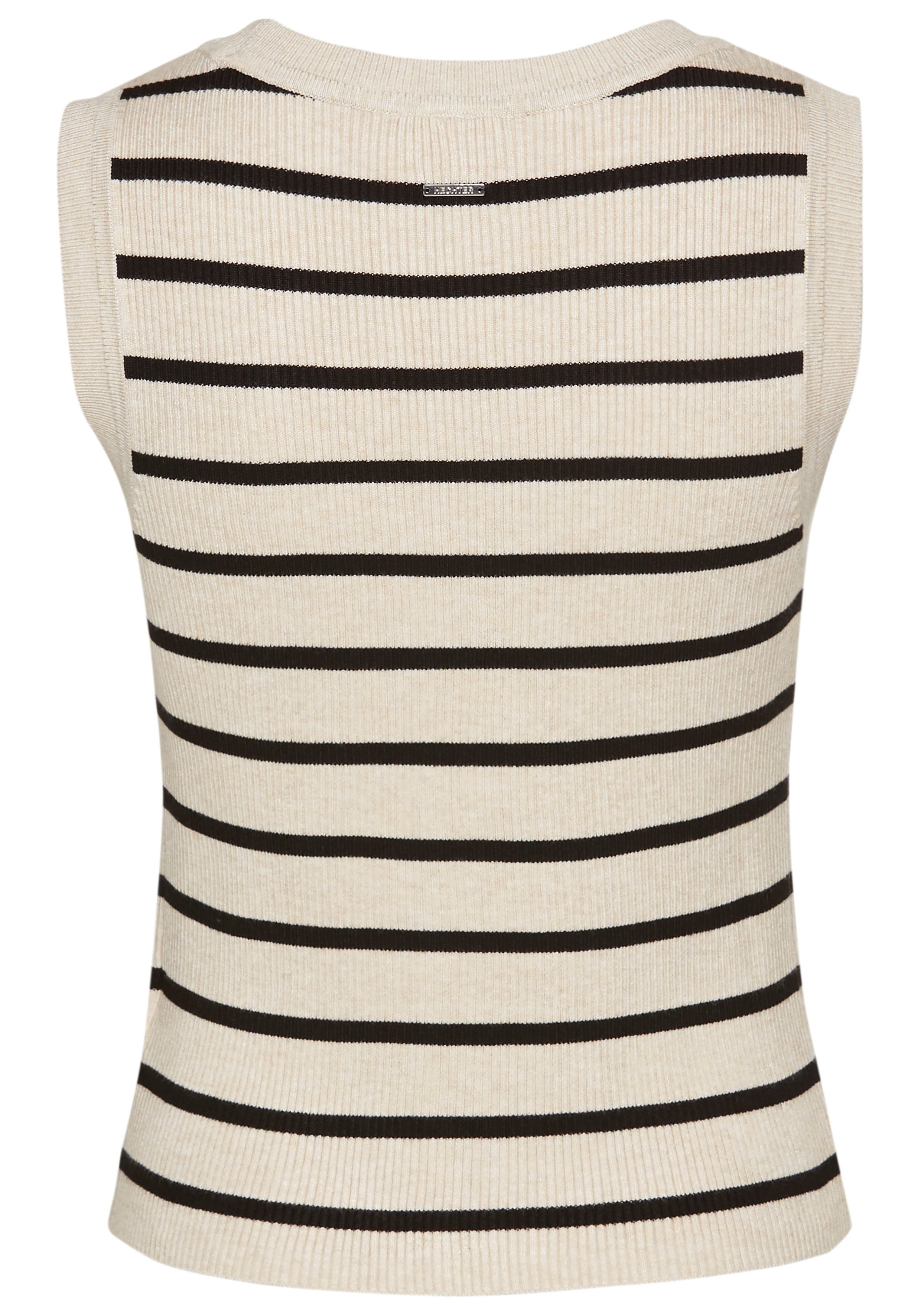 HECHTER PARIS Gebreide top in streep-look