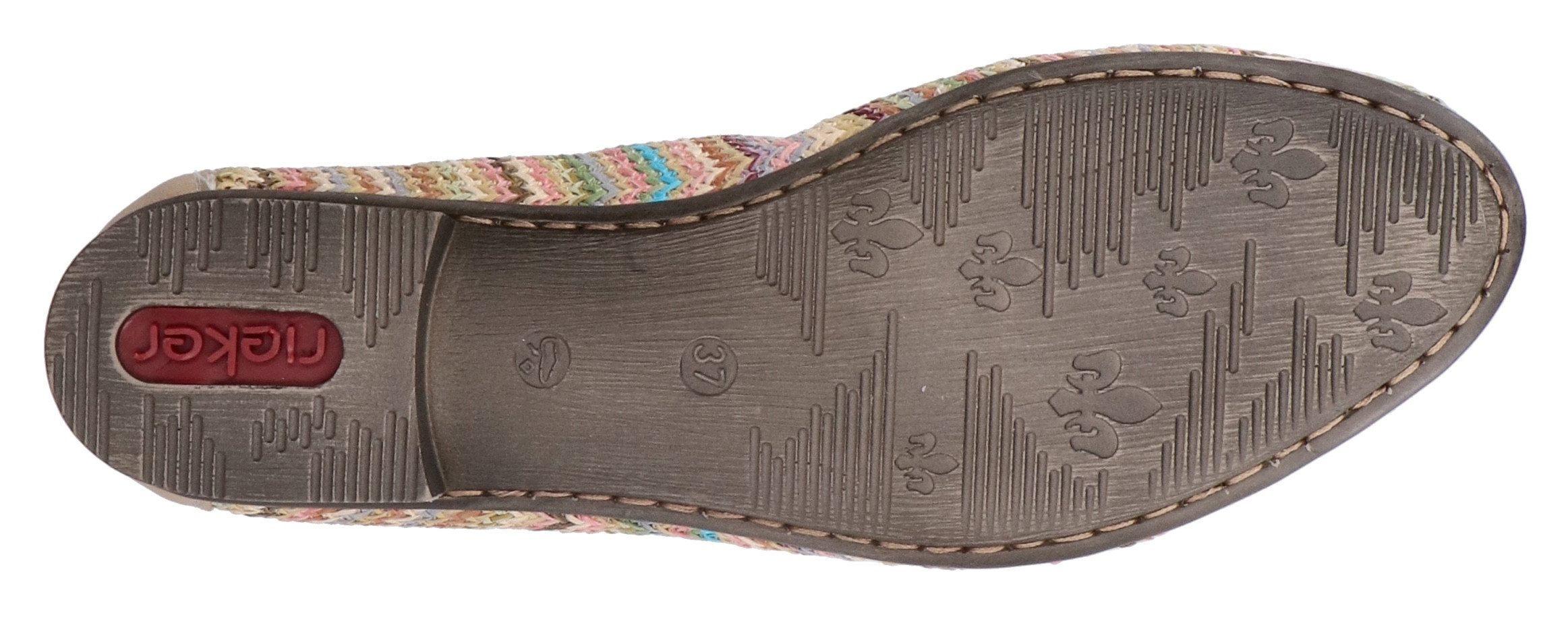 Rieker Ballerina's , slippers, instapschoen, pumps met zachte binnenzool