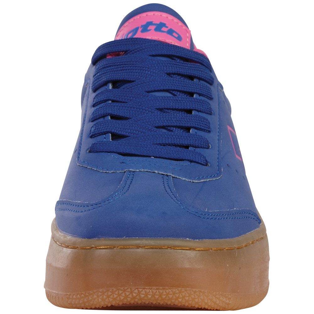 lotto Sneakers op honingkleurige plateau-sneakerzool