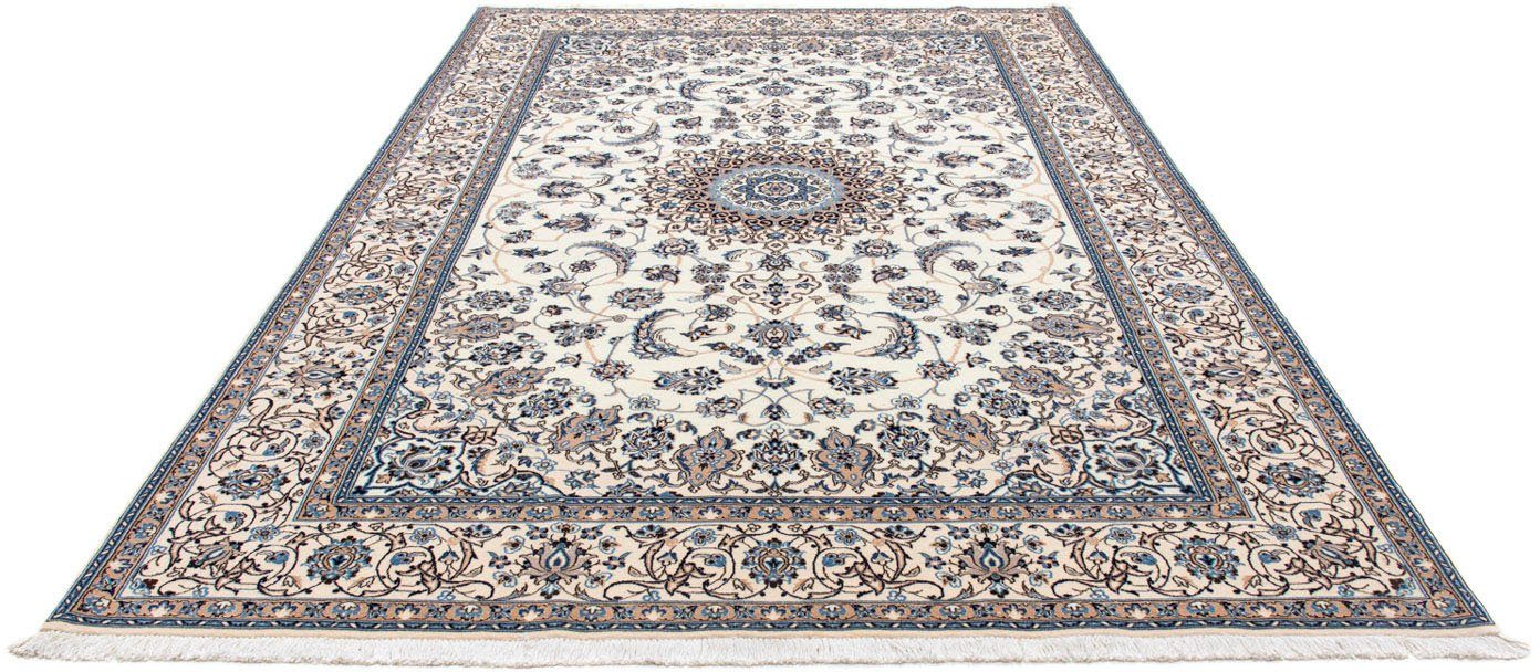 morgenland Wollen kleed Nain 9la medaillon beige 305 x 205 cm Uniek exemplaar met certificaat