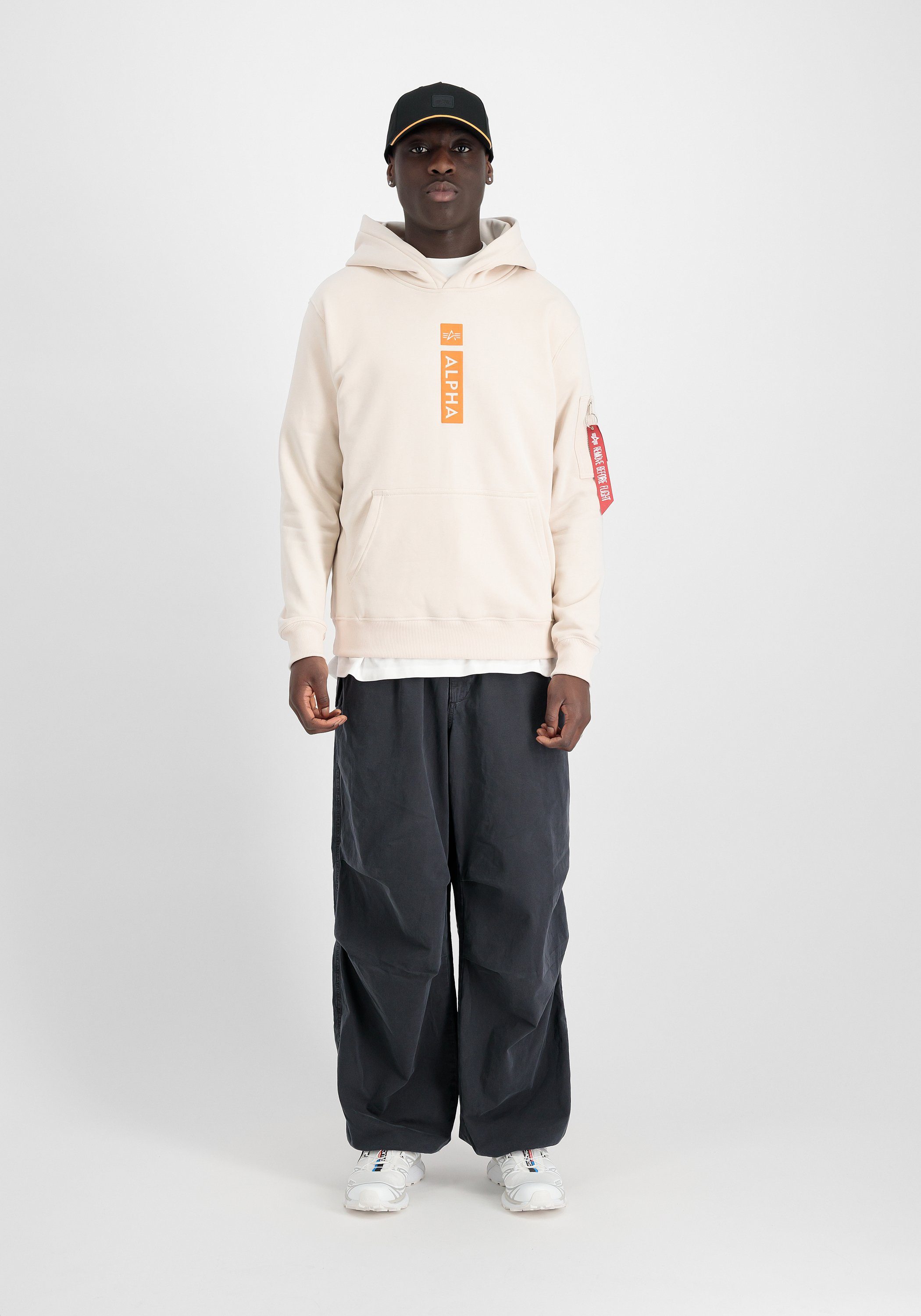 Alpha Industries Hoodie Men Hoodies Alpha Puff Print Hoodie
