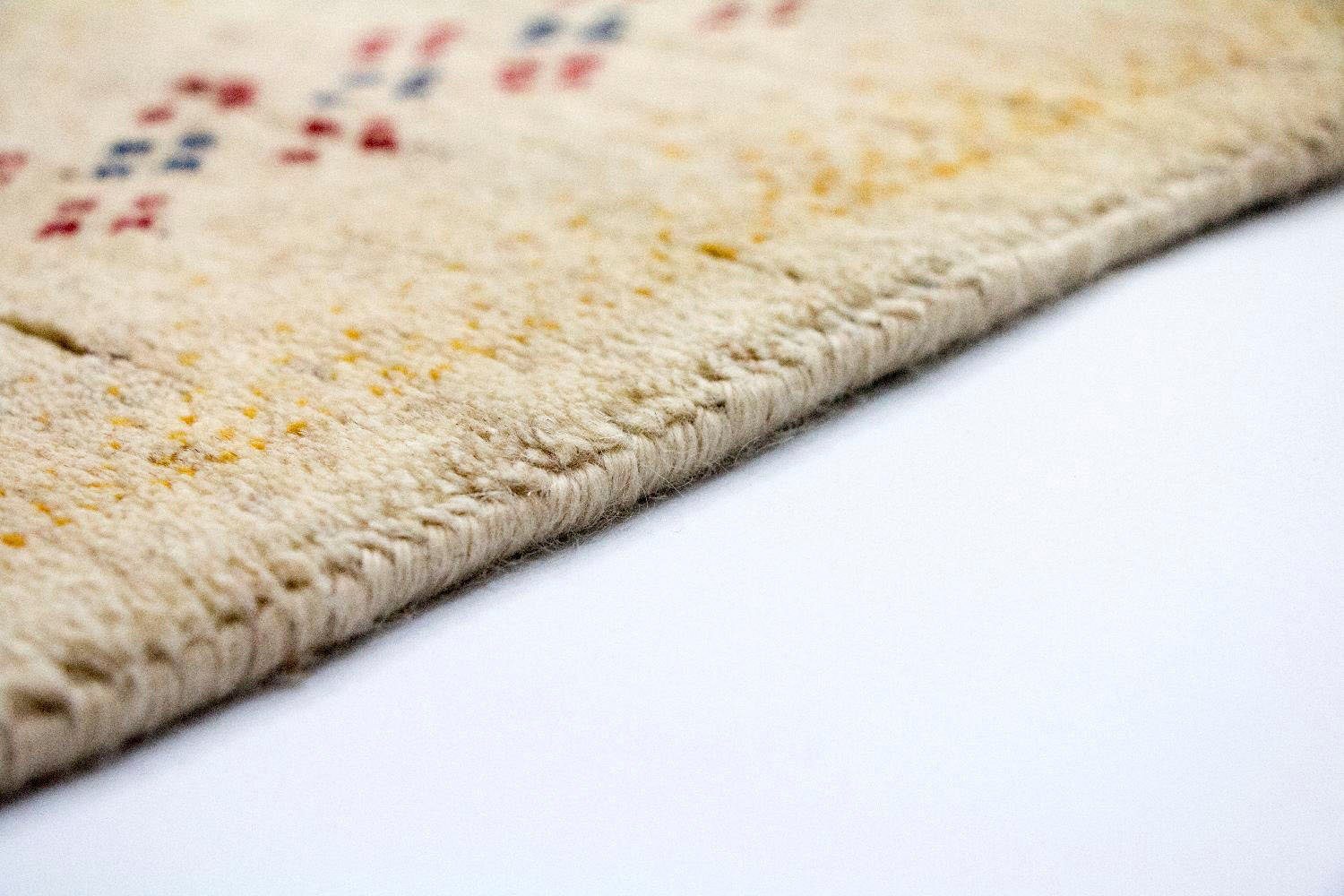 morgenland Wollen kleed LORIBAFT CROCO zuivere wol, luxe, fijn met de hand geknoopt, woonkamer