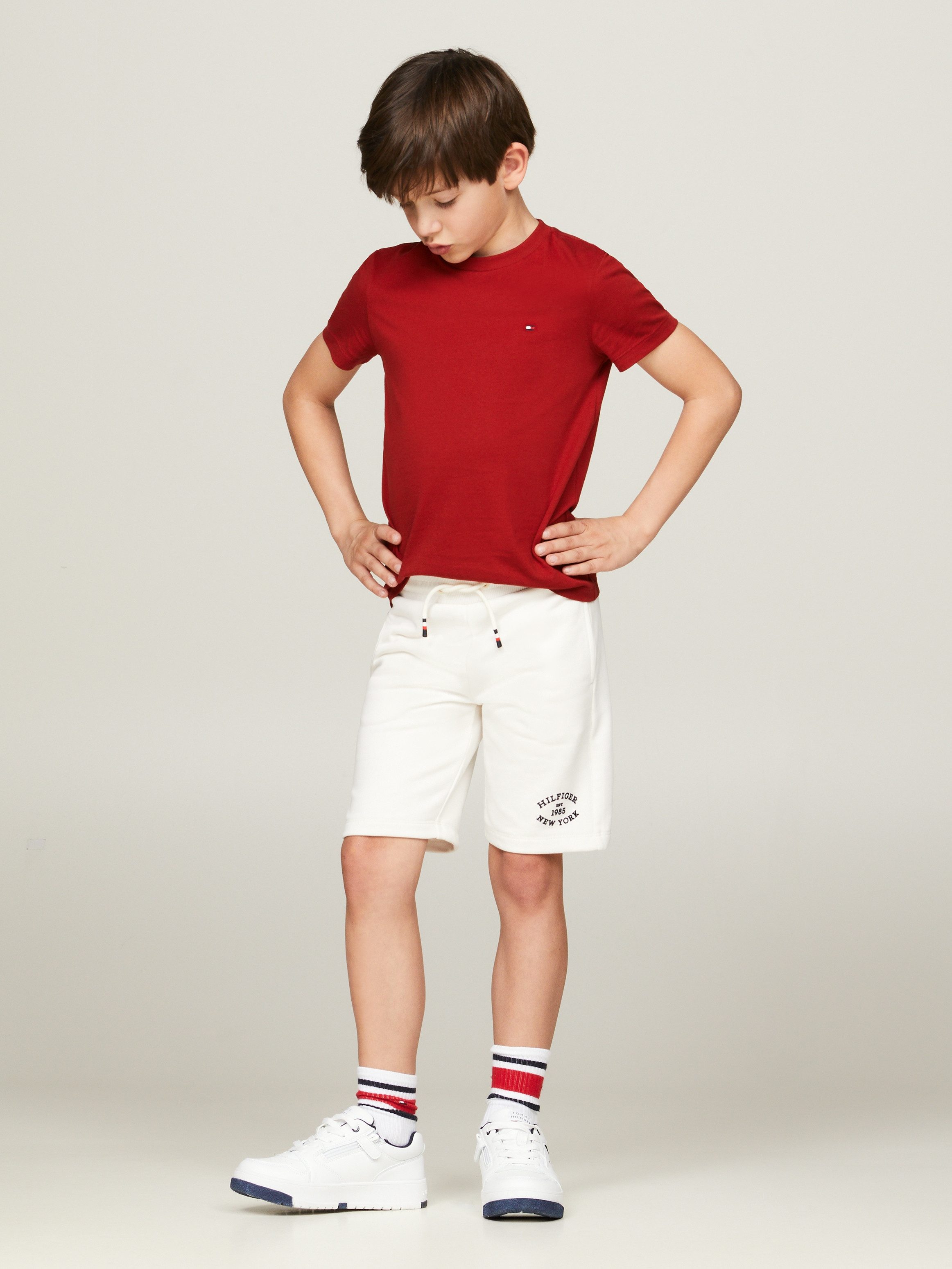 Tommy Hilfiger Shirt met korte mouwen ESSENTIAL COTTON TEE S S Kinderen tot 16 jaar met logostiksel