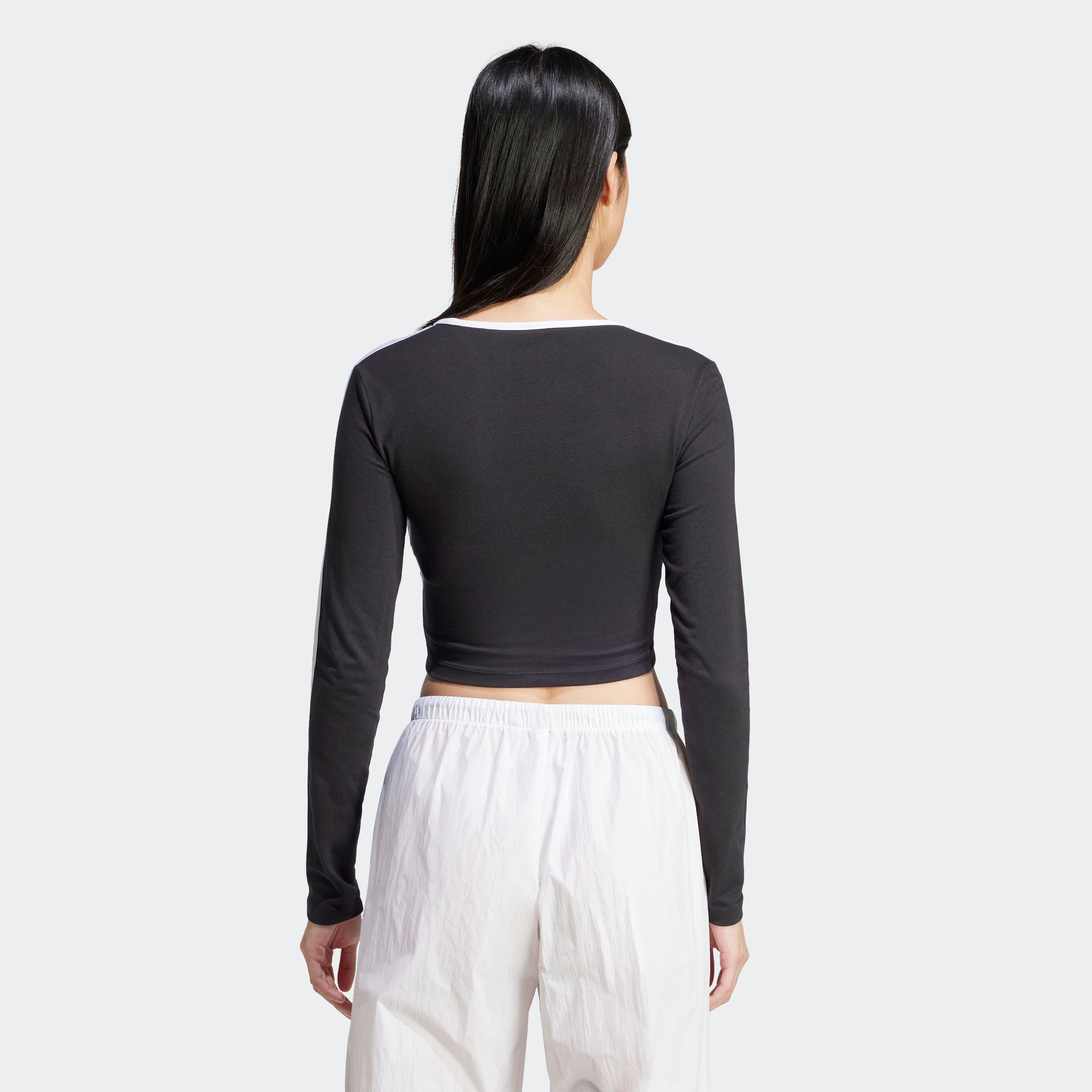 adidas Originals Shirt met lange mouwen 3S LS CROP