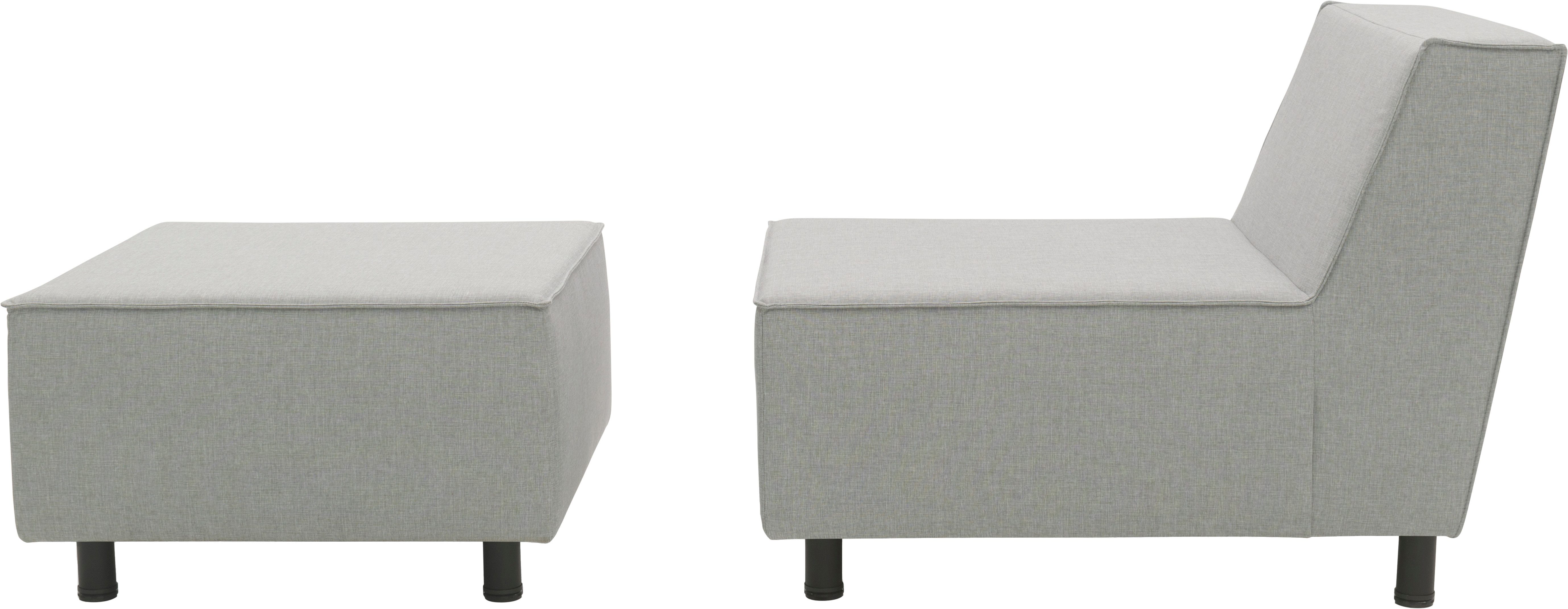 DOMO collection Sofaelement Sonna, individueel samen te stellen Enkele elementen voor terras, tuin en balkon, speciaal voor buiten