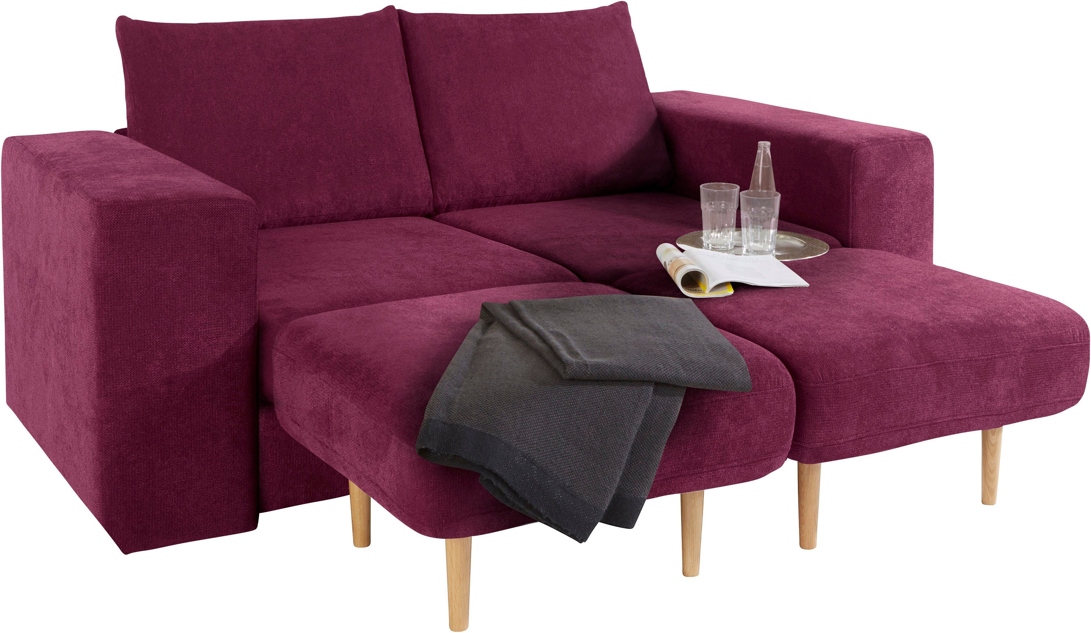 LOOKS BY WOLFGANG JOOP 2,5-zitsbank Looksv Aan te passen bank: de bank wordt bank met 2 hockers