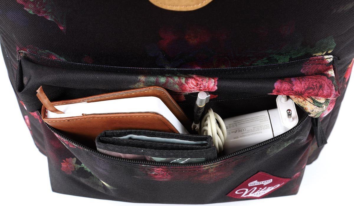 NITRO Vrijetijdsrugzak Urban Plus Daypack, streetpack in retro-stijl, alledaagse rugzak, schoolrugzak