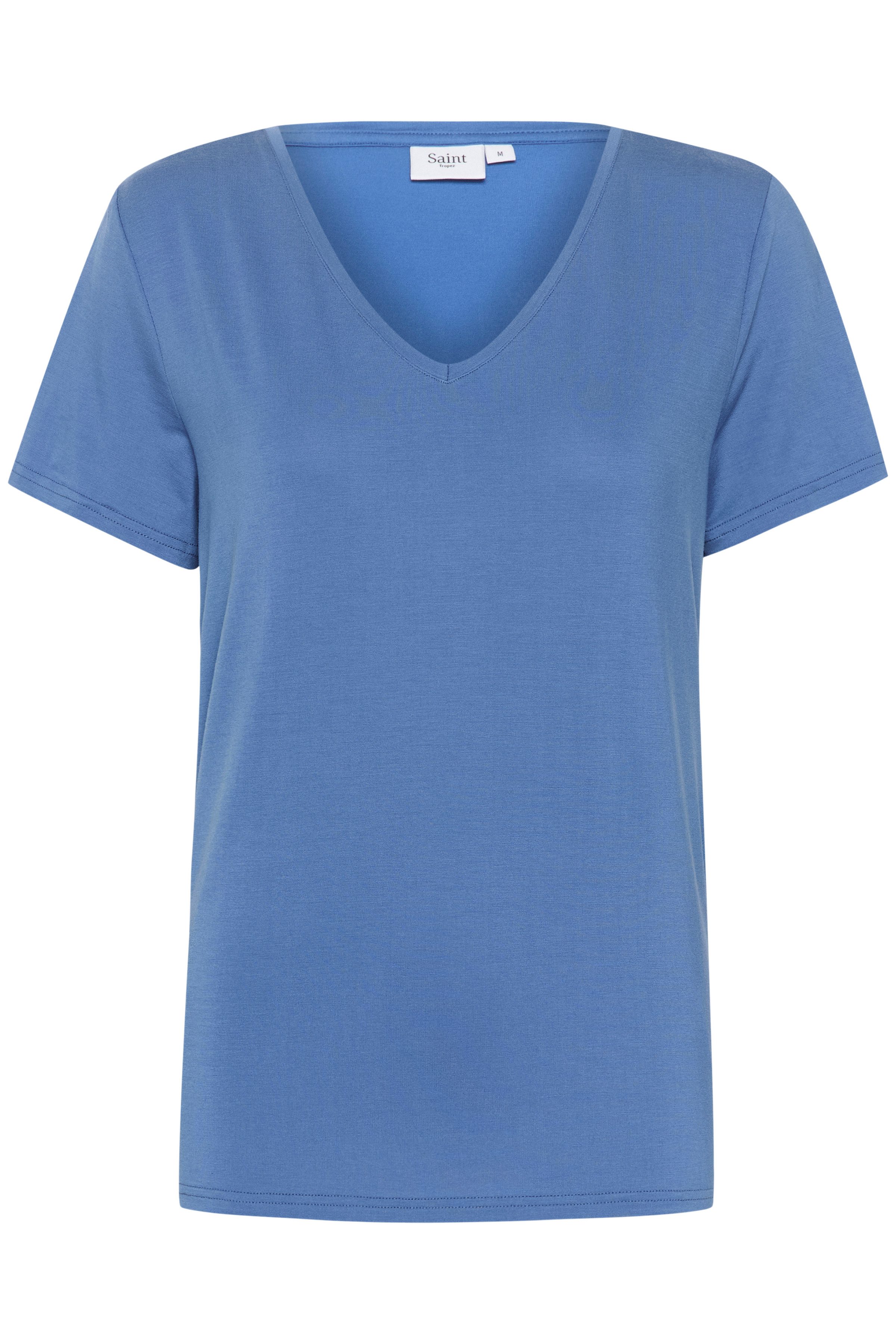 Saint Tropez Shirt met korte mouwen AdeliaSZ V-N T-Shirt
