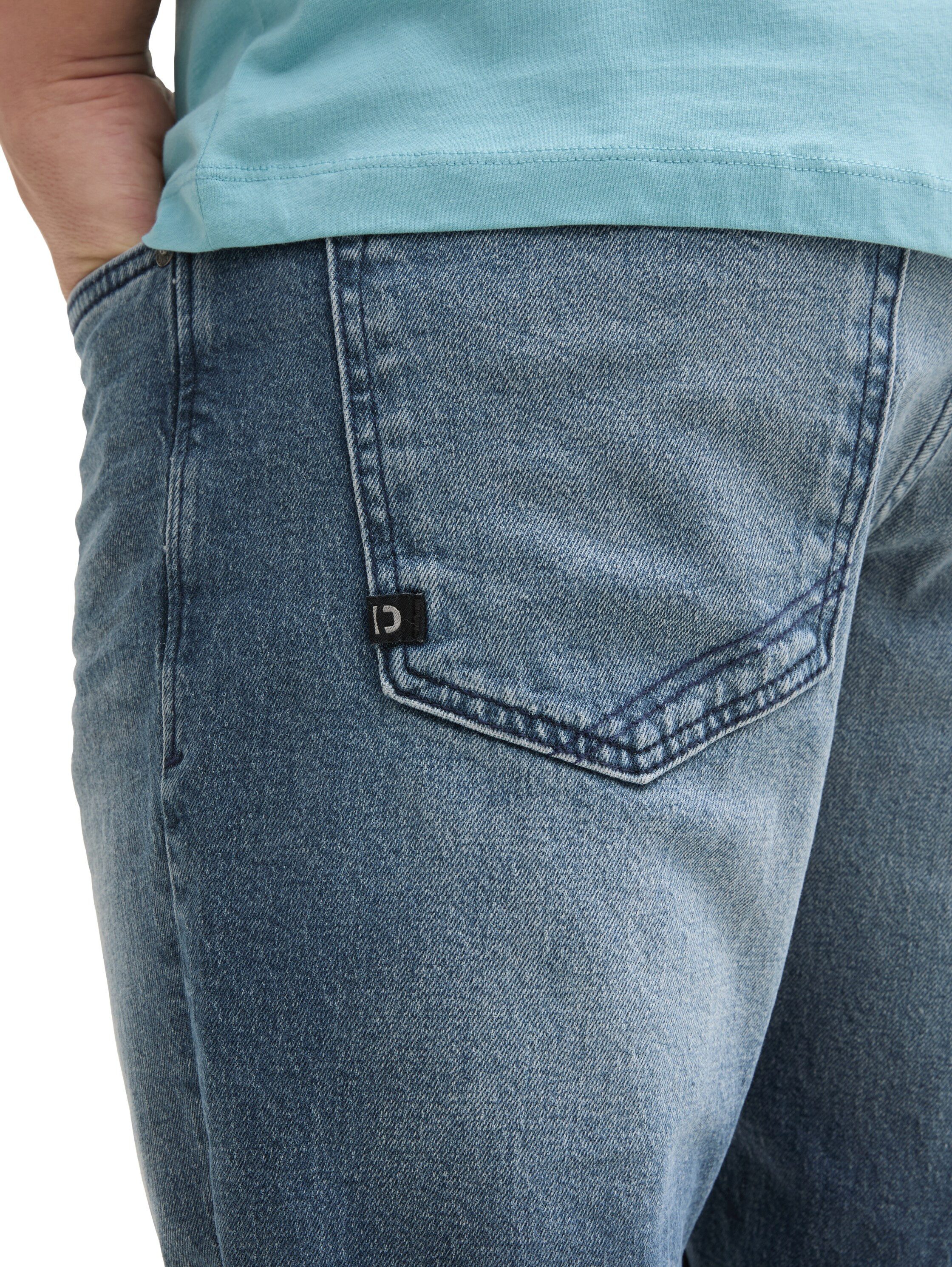 Tom Tailor Denim Jeansshort PIERS in five-pocketsstijl