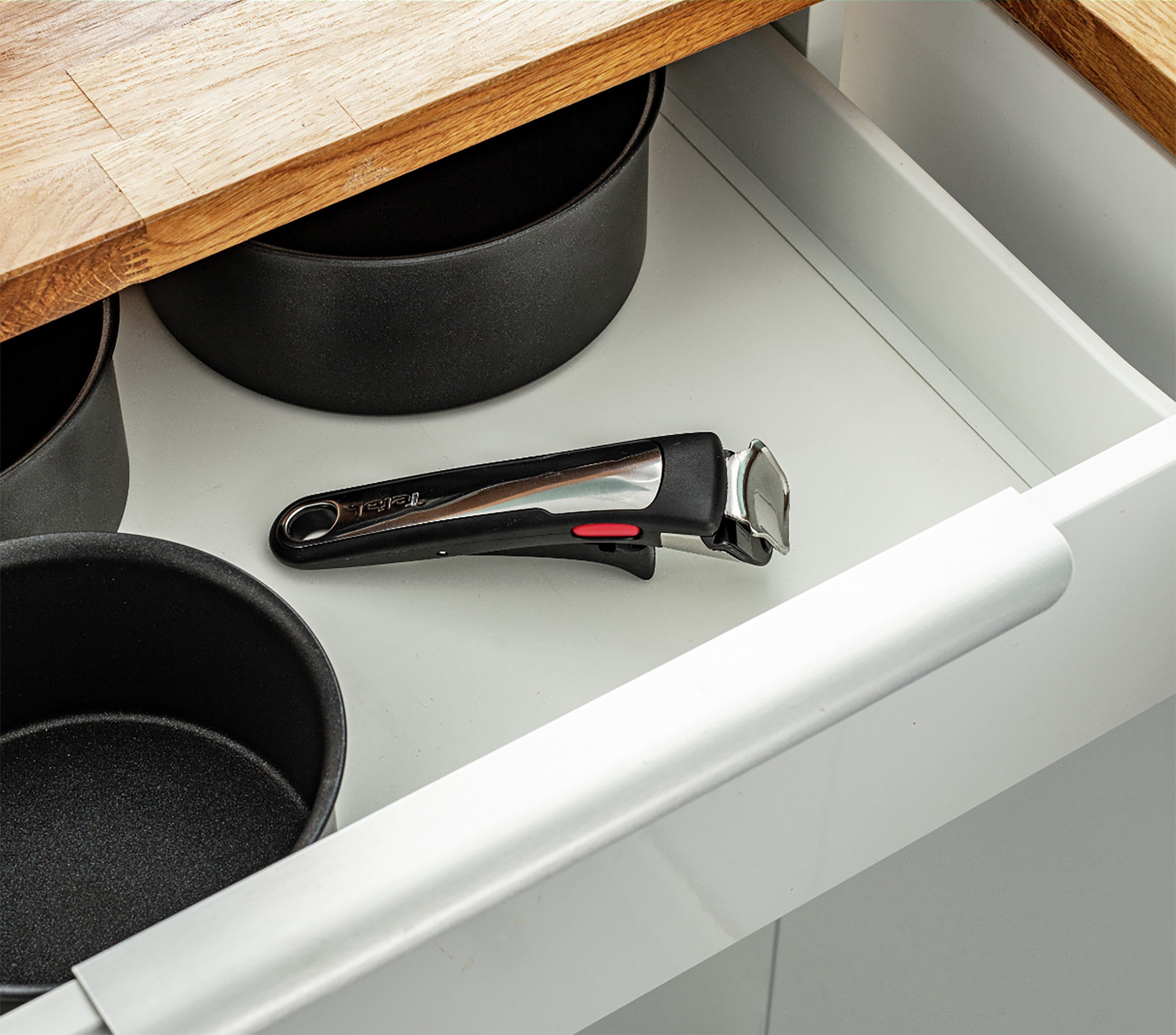 Tefal Pannenset Ingenio Unlimited On pannen en potten inductiegeschikt, antiaanbak Thermo-signaal, afneembare handgreep, geschikt voor alle kookplaten (set, 13-delig)
