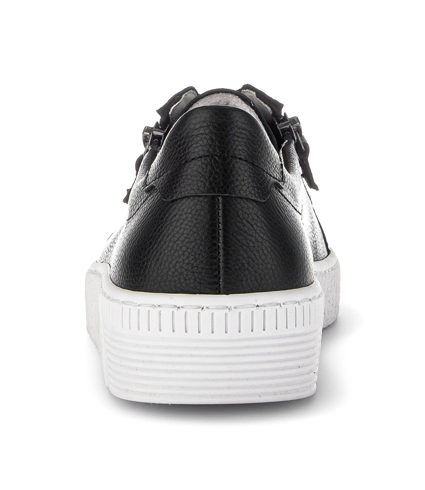 Gabor Plateausneakers vrijetijdsschoen, lage schoen, veterschoen met twee ritsen
