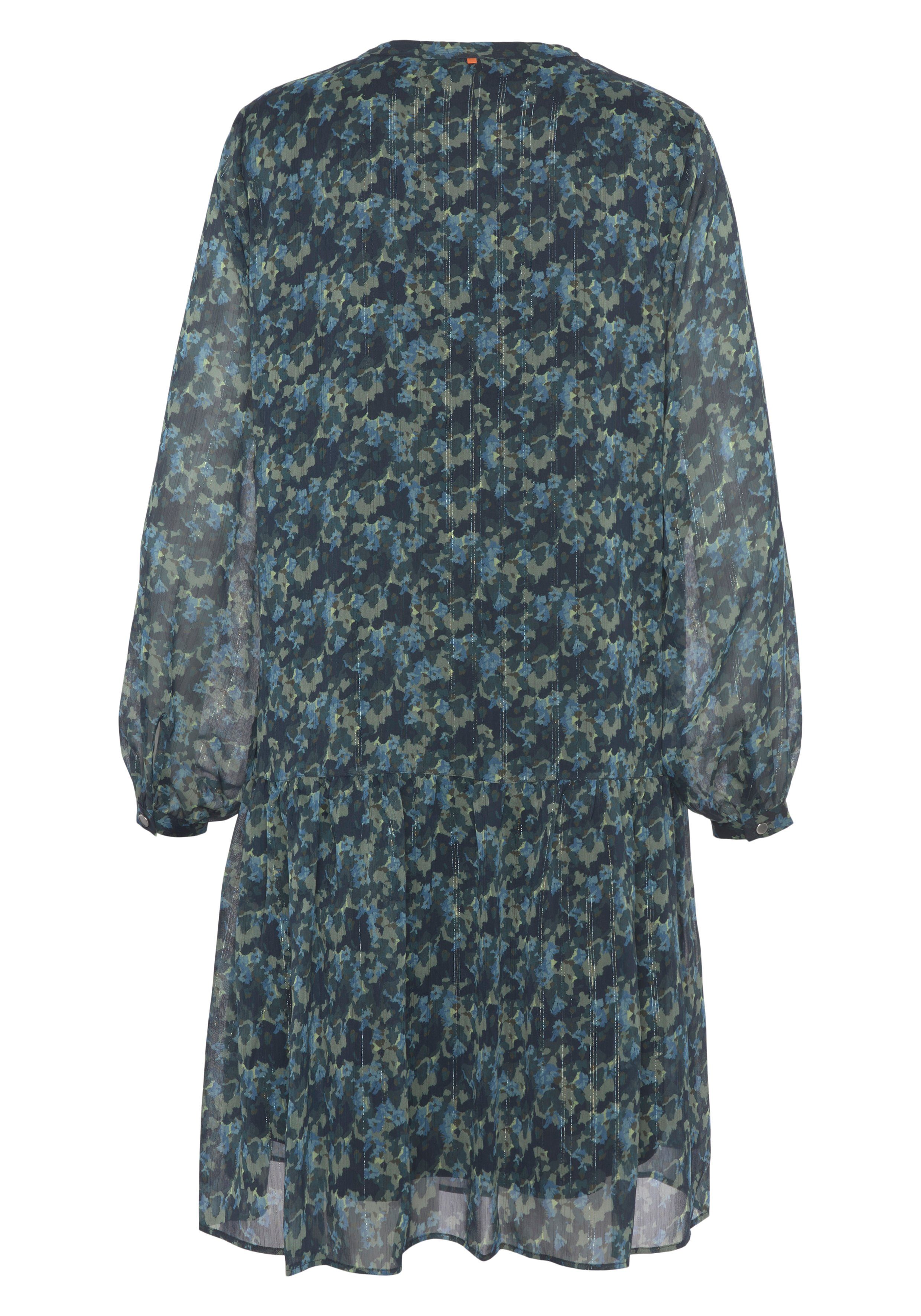 Boss Orange Blousejurk met abstracte all-over print