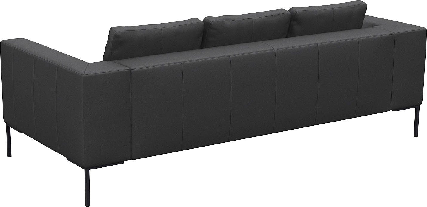 FLEXLUX 3-zitsbank Loano, supercomfortabel zitcomfort door koudschuim in de zitting