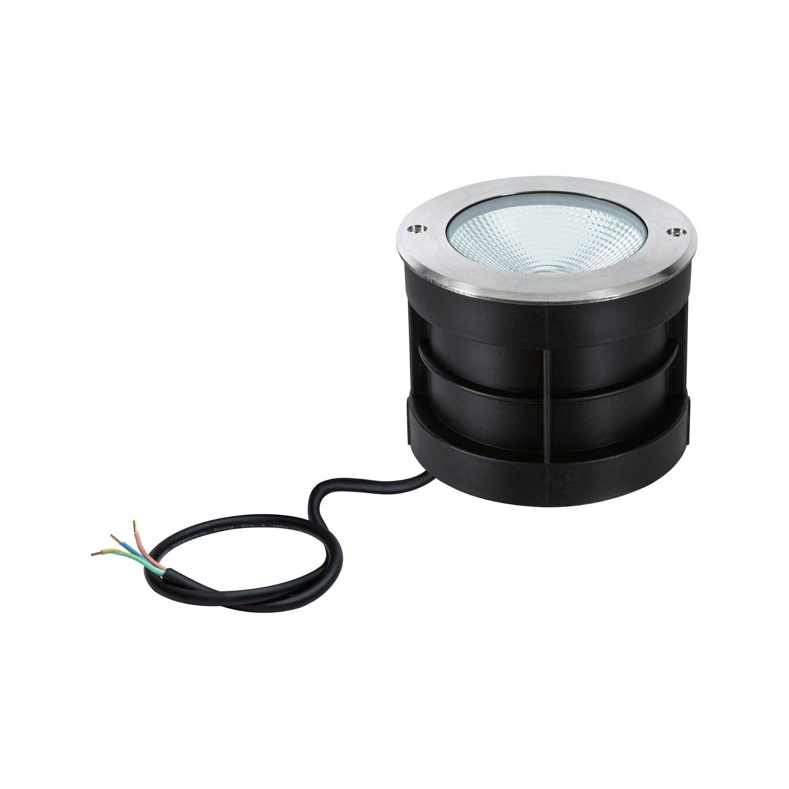 Paulmann Ledinbouwlamp Vloer IP67 120mm 3000K 6W 580lm 230V RVS, Aluminium (1 stuk)