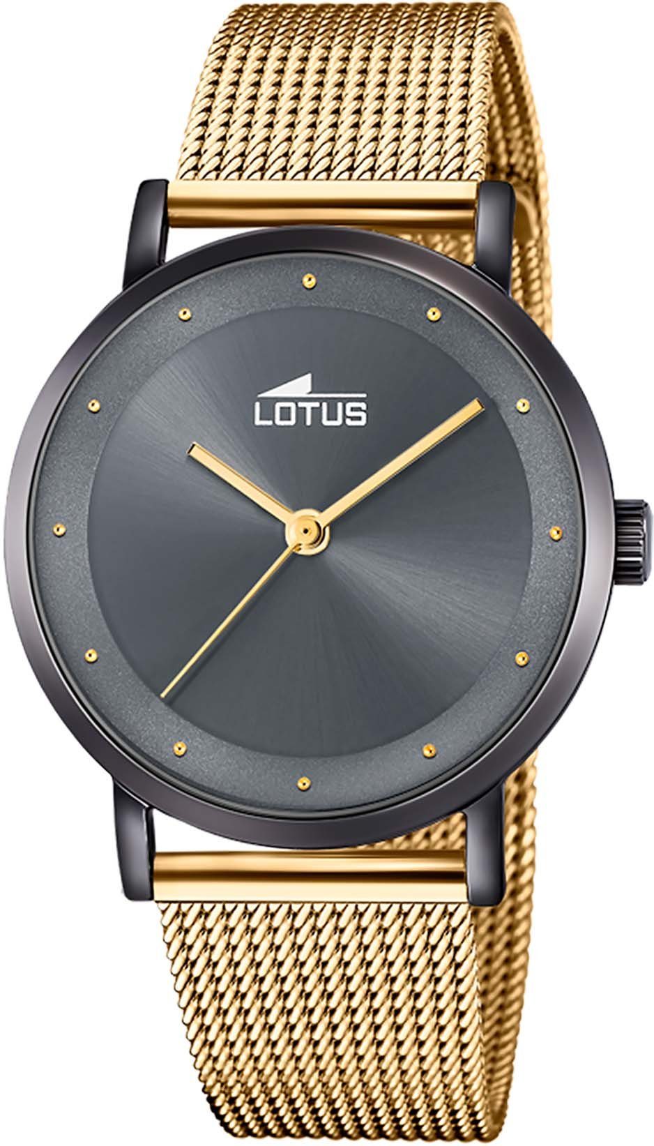 Lotus Kwartshorloge 18830/1 Horloge, dameshorloge, stalen armband