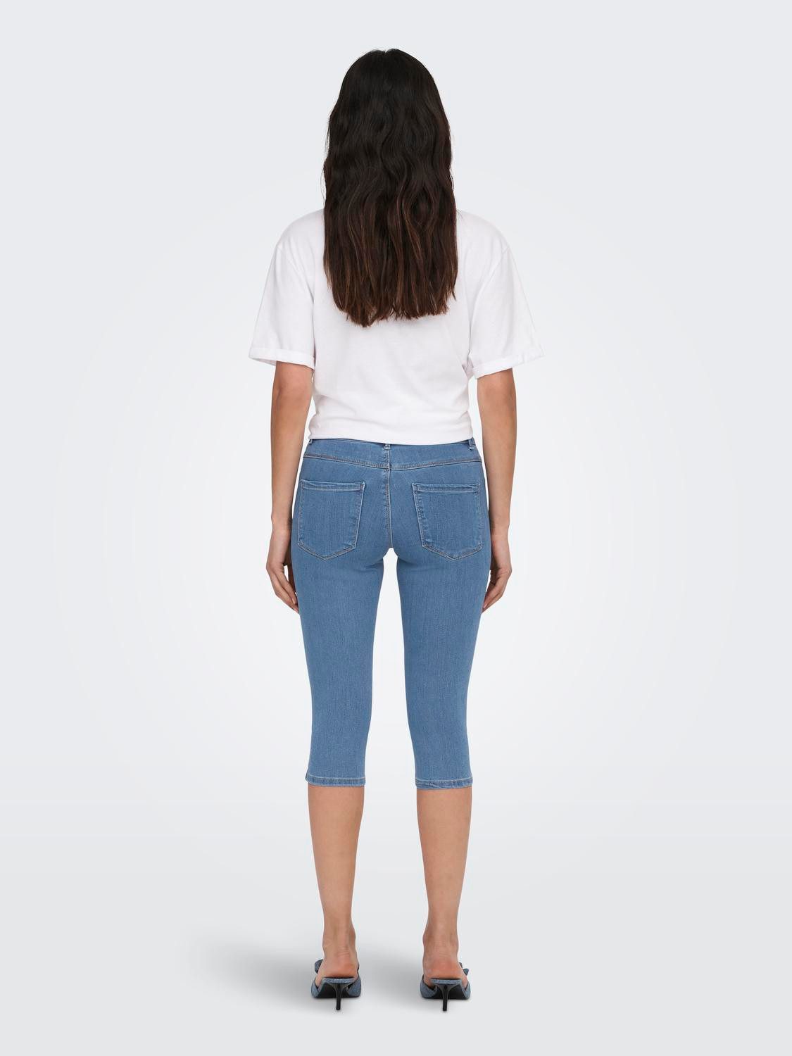 Only Capri jeans ONLRAIN LIFE REG SK KNICKERS DNM NOOS