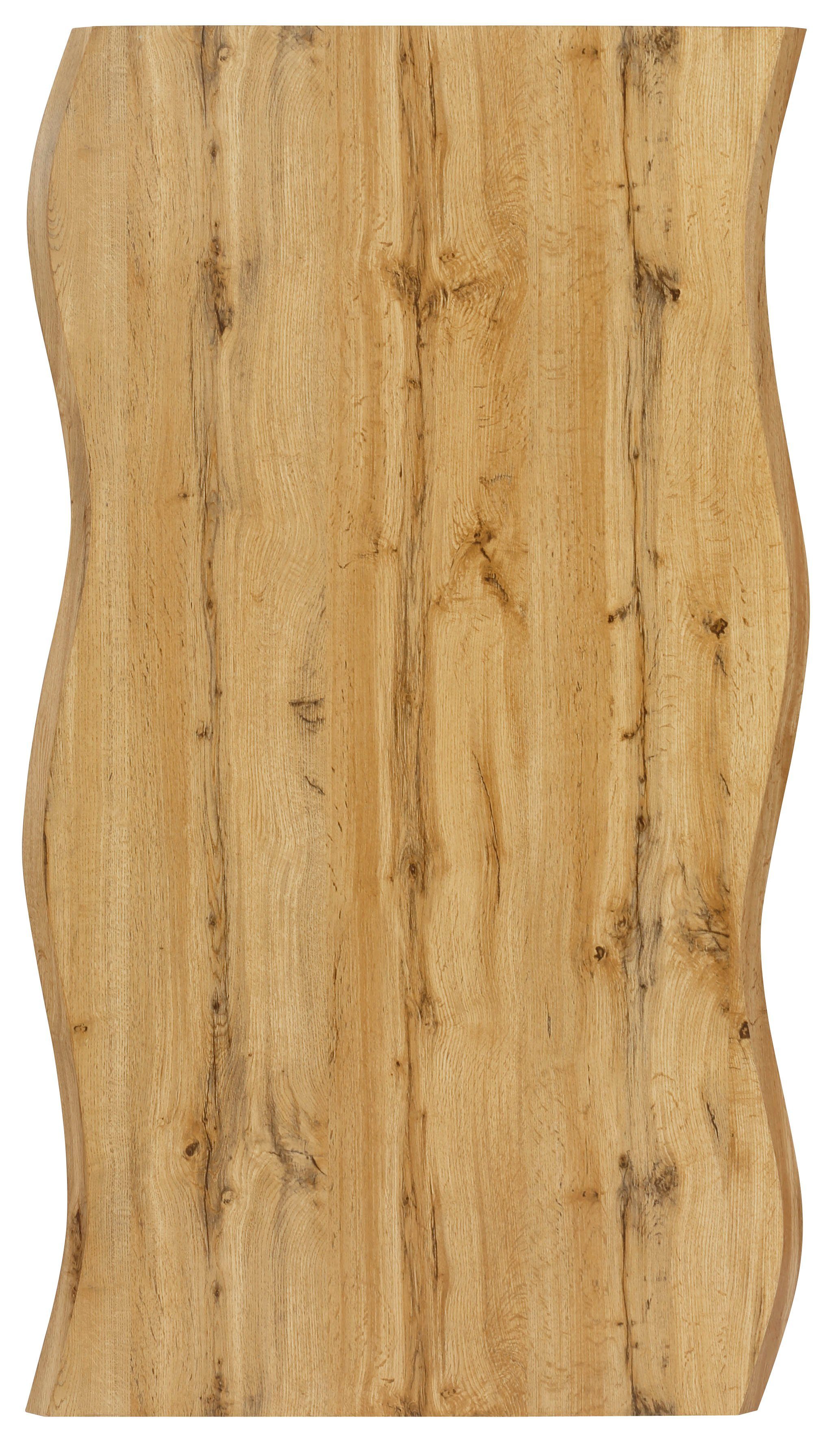 HELA Eettafel GISELLE boomkanttafel, keukentafel, TOPSELLER! OTTOs Choice Sledeframe metaal, industrieel design, 140 - 200 cm breedte, 2 kleuren
