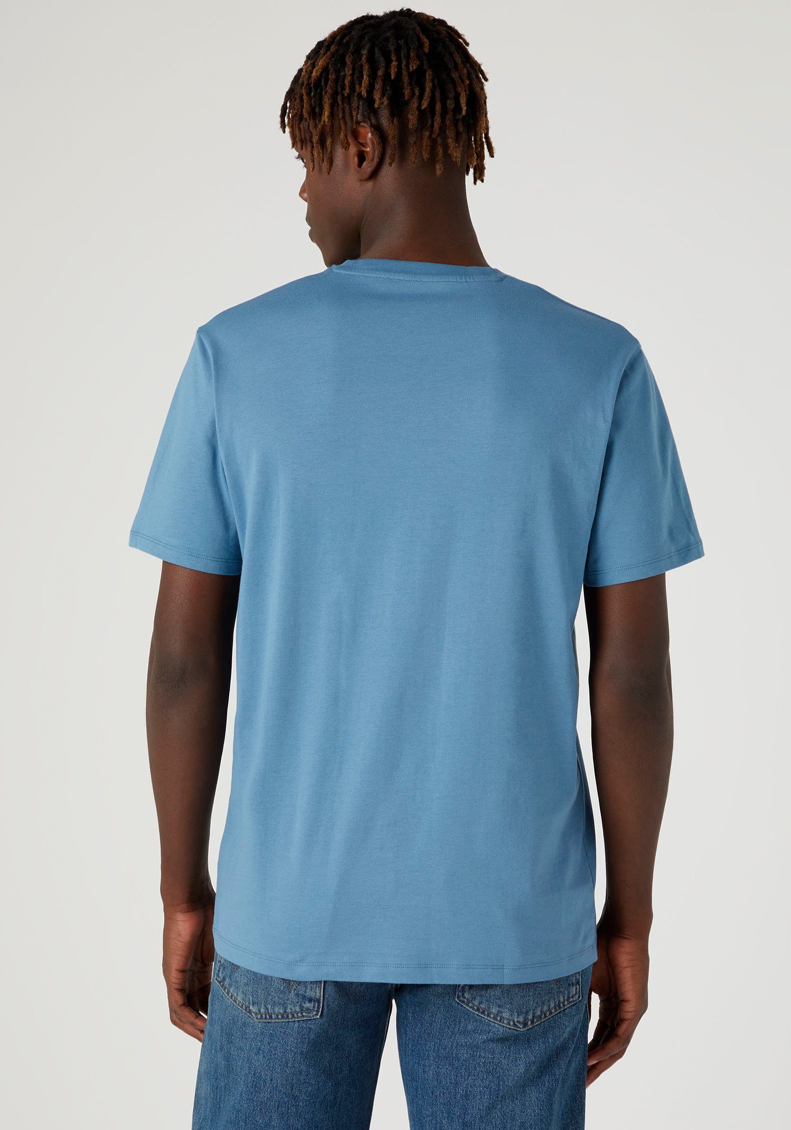 Wrangler T-shirt Sign Off (2-delig, Set van 2)
