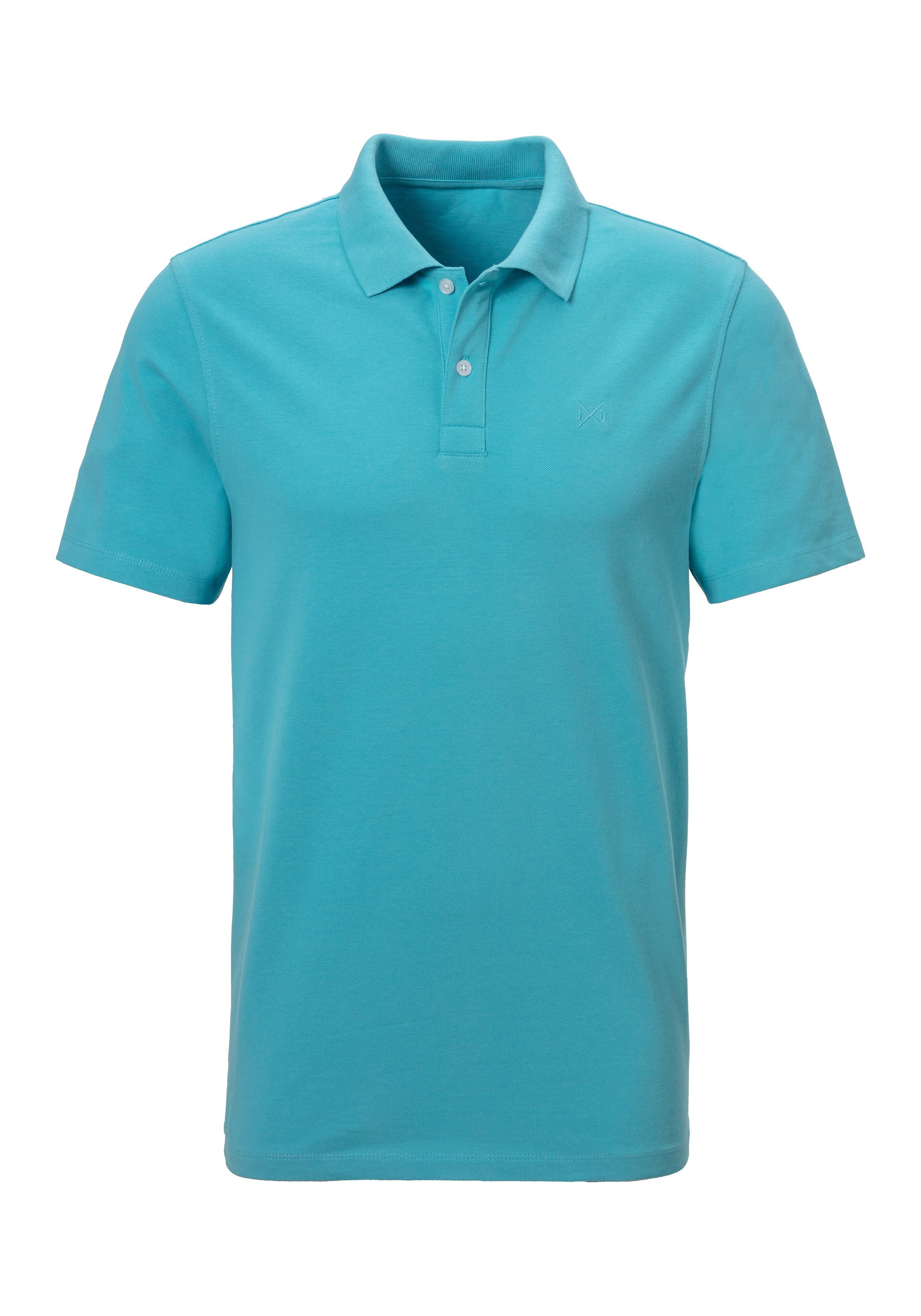John Devin Poloshirt met subtiele hoogwaardige logo-borduursel