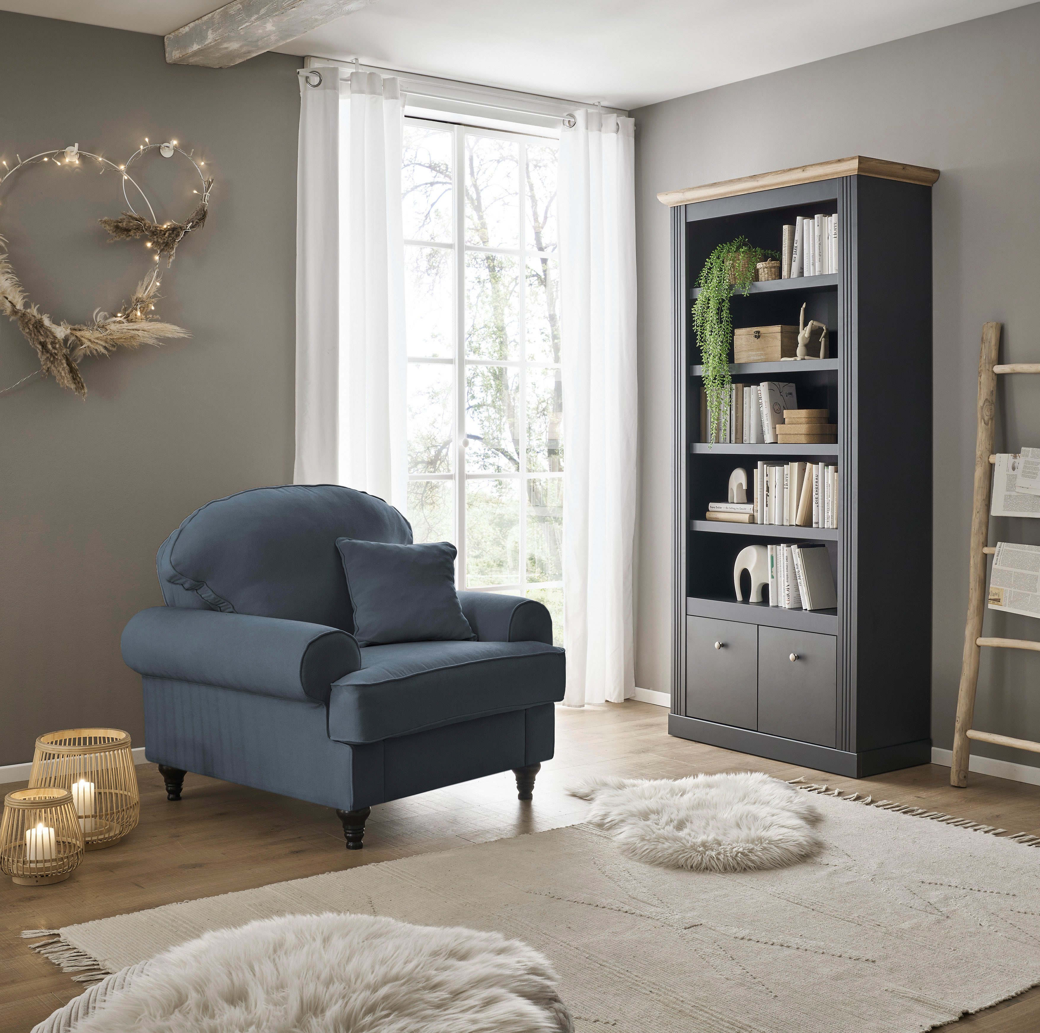 Home affaire Fauteuil Westminster met binnenveringsinterieur