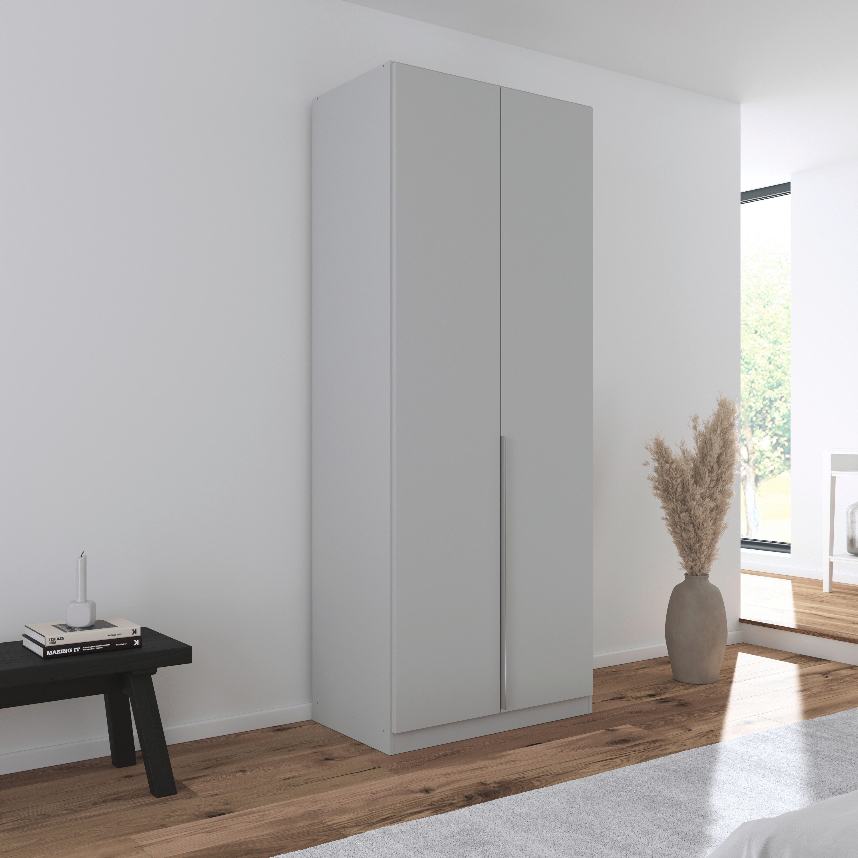 rauch Draaideurkast Kledingkast garderobe AGORDO TOPSELLER slaapkamer doordachte binnenuitrusting, in 6 breedtes en 2 hoogtes made in germany