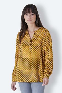 creation l premium gedessineerde blouse geel