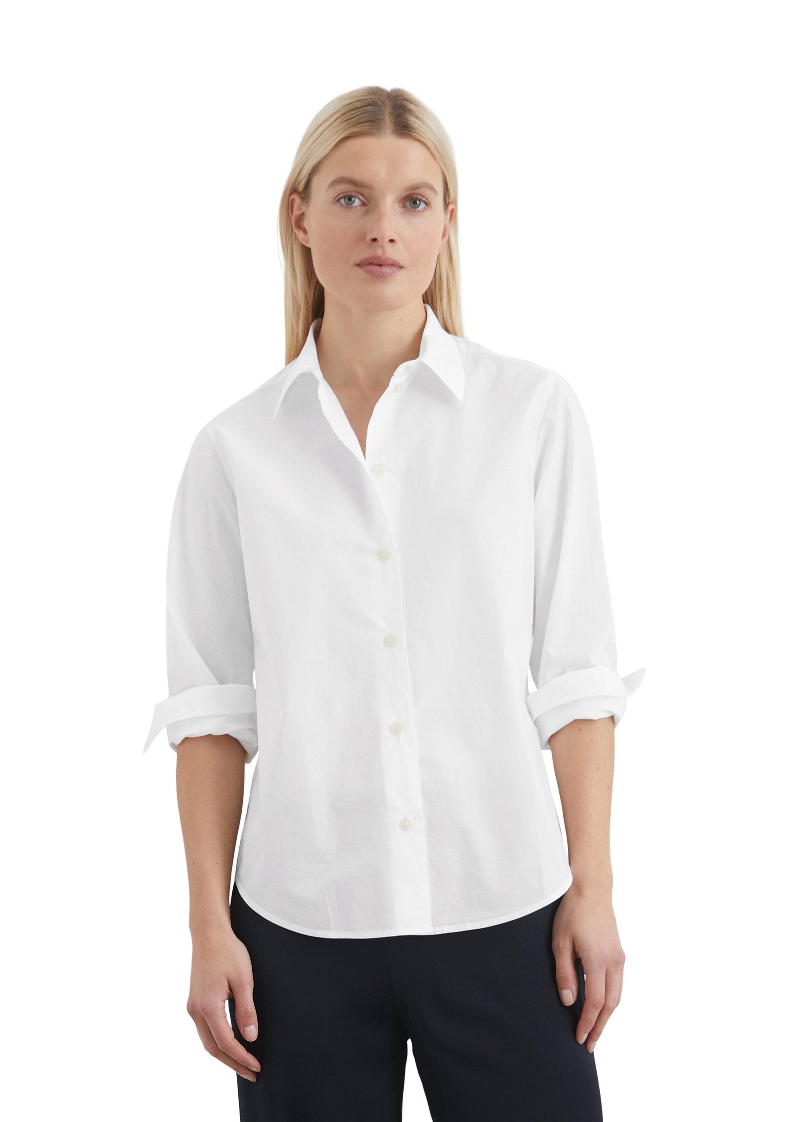 Marc O'Polo Blouse met lange mouwen dames blouses maat 40 wit
