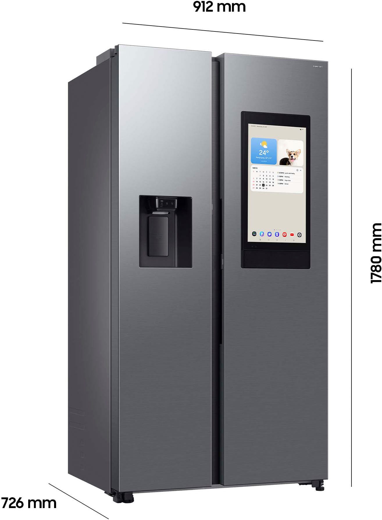 Samsung Side-by-side RS90F67BEF