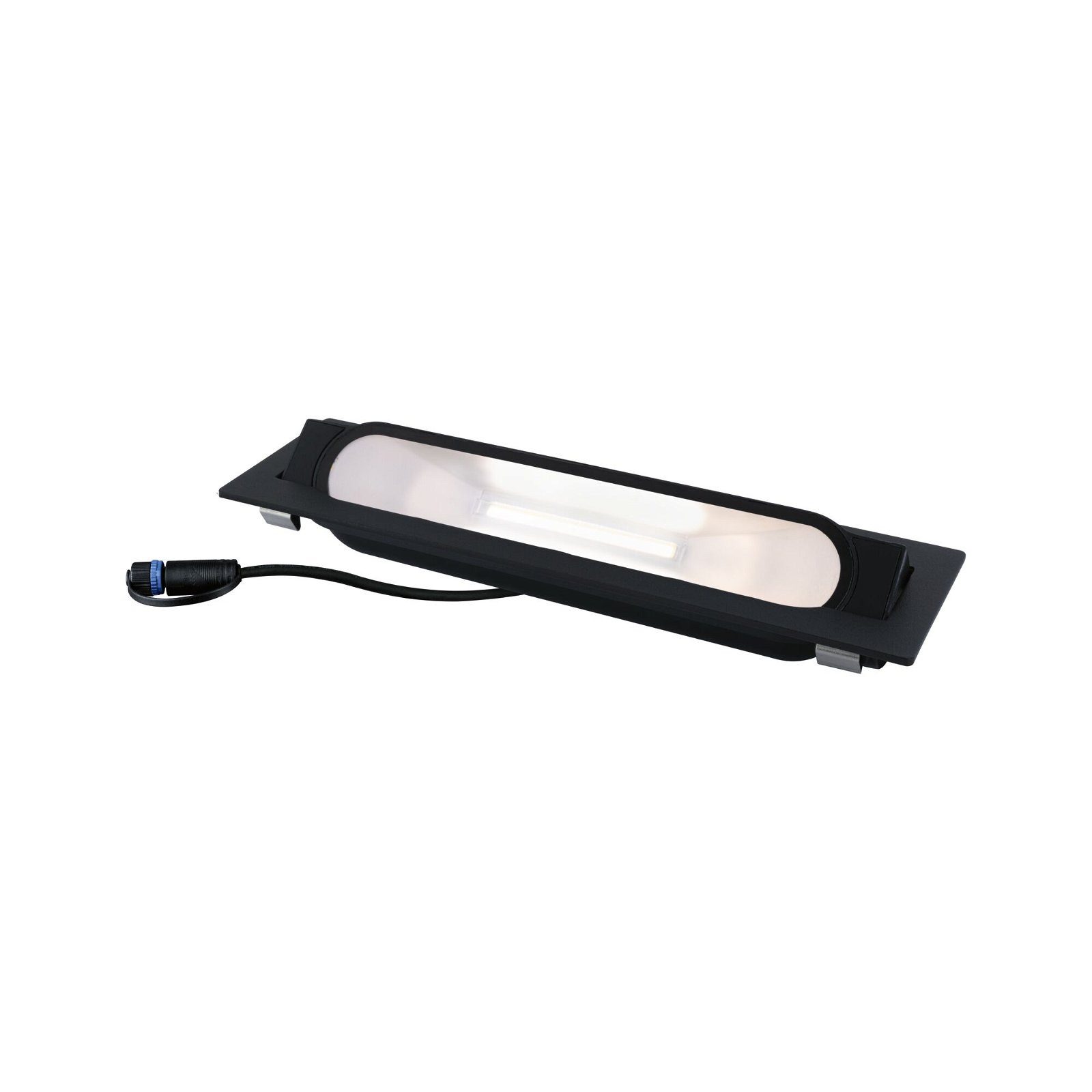 Paulmann Led-tuinlamp Plug & Shine Wandfluter Ito Enkel lamp IP67 3000K 6,1W Antraciet (1 stuk)