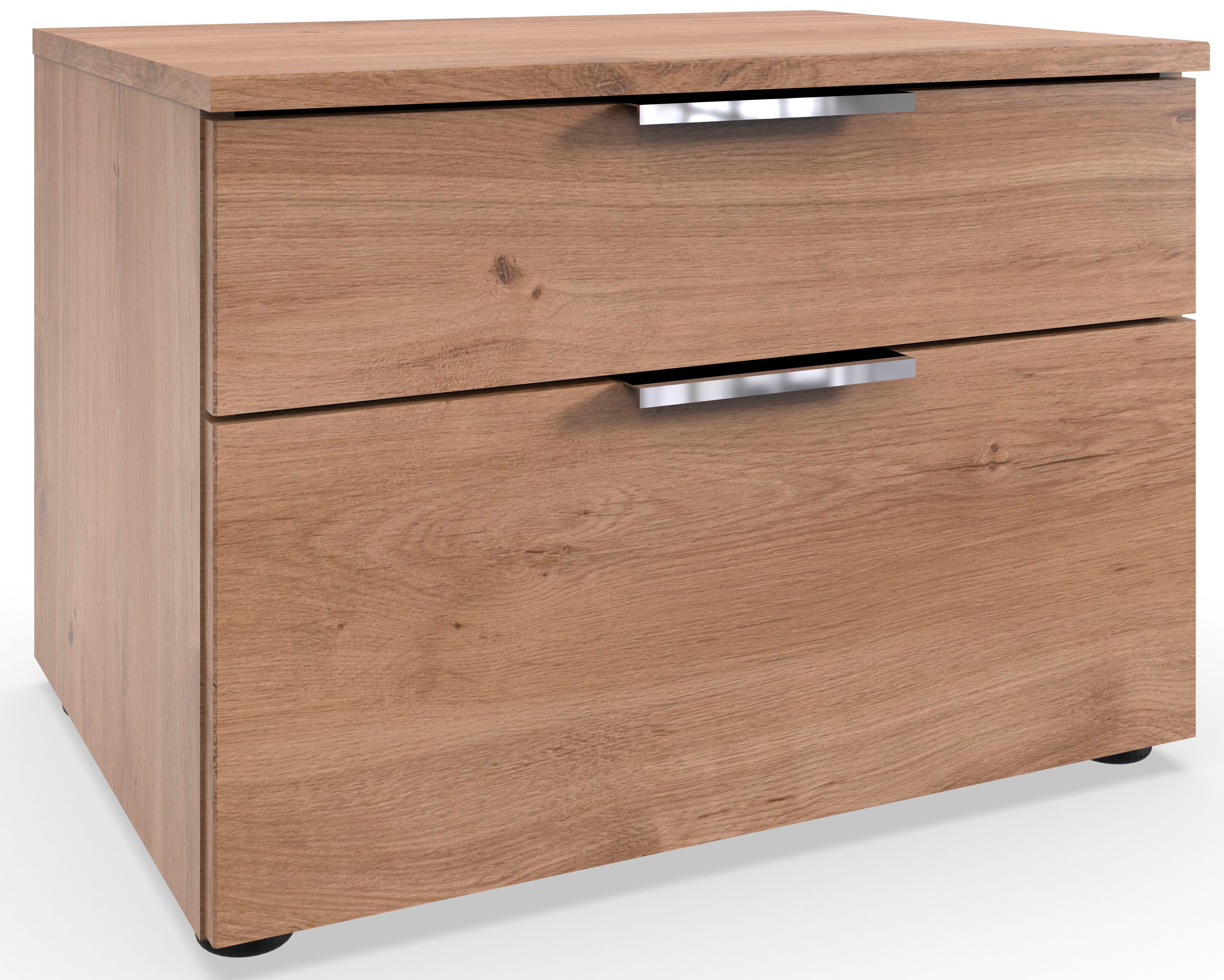 Wimex Nachtkastje Level by fresh to go 2 lades met soft-close functie, 54 cm breed, 39 cm hoog nachtkastjes