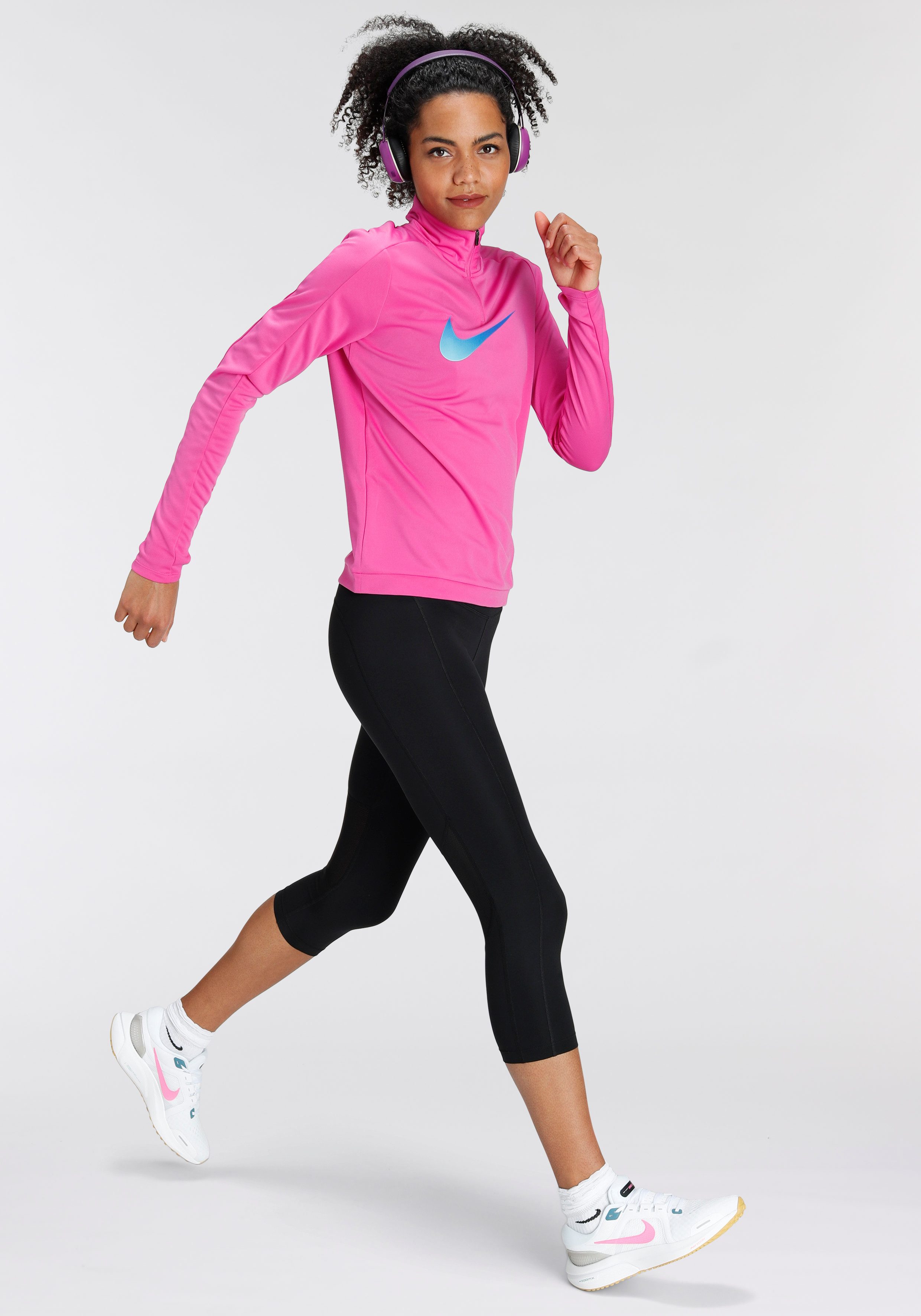 Nike Runningtights Dri-FIT Fast Women's Mid-Rise Crop Running Leggings