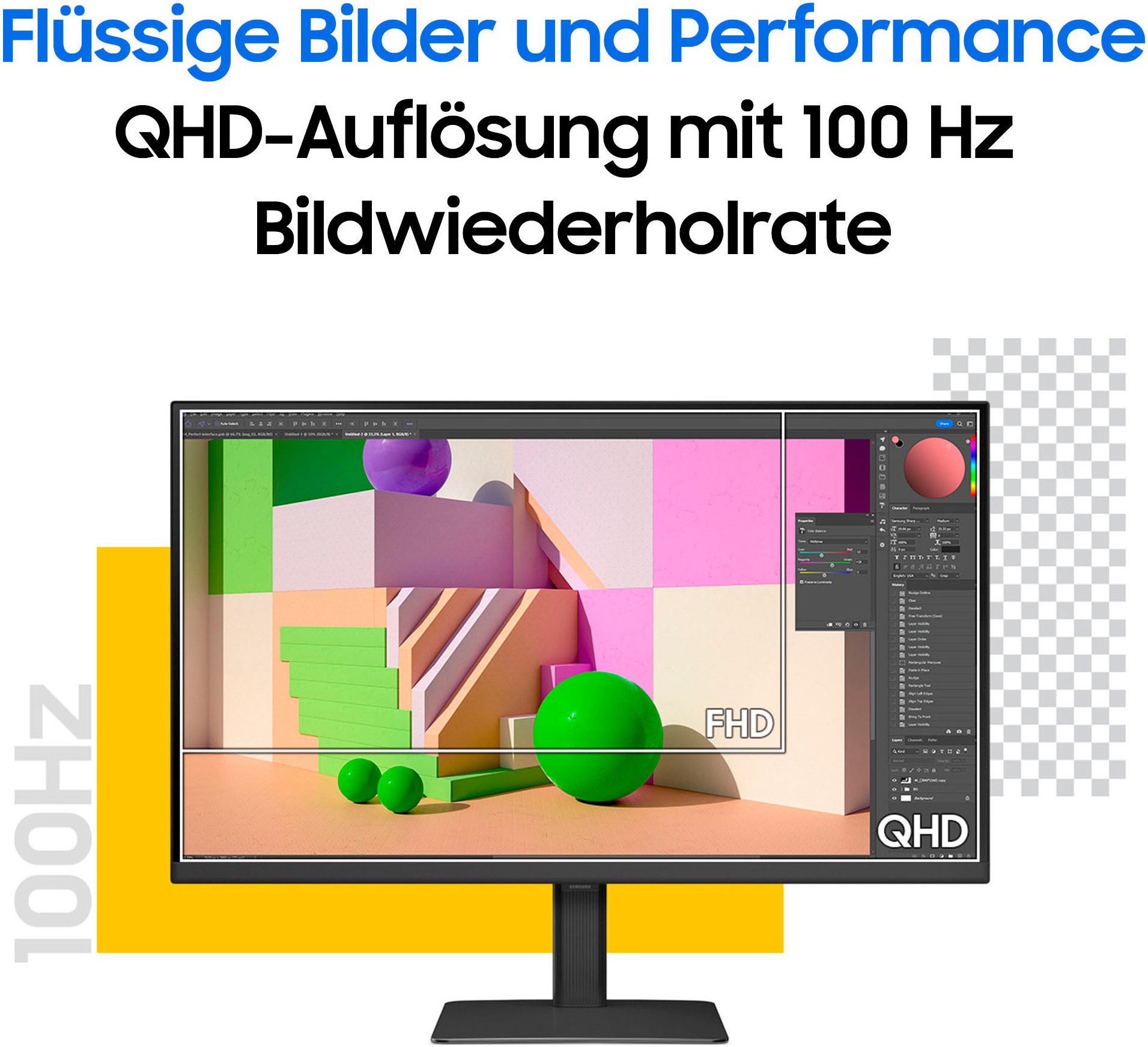 Samsung Ledscherm S24D600UAU, 60 cm / 24", QHD
