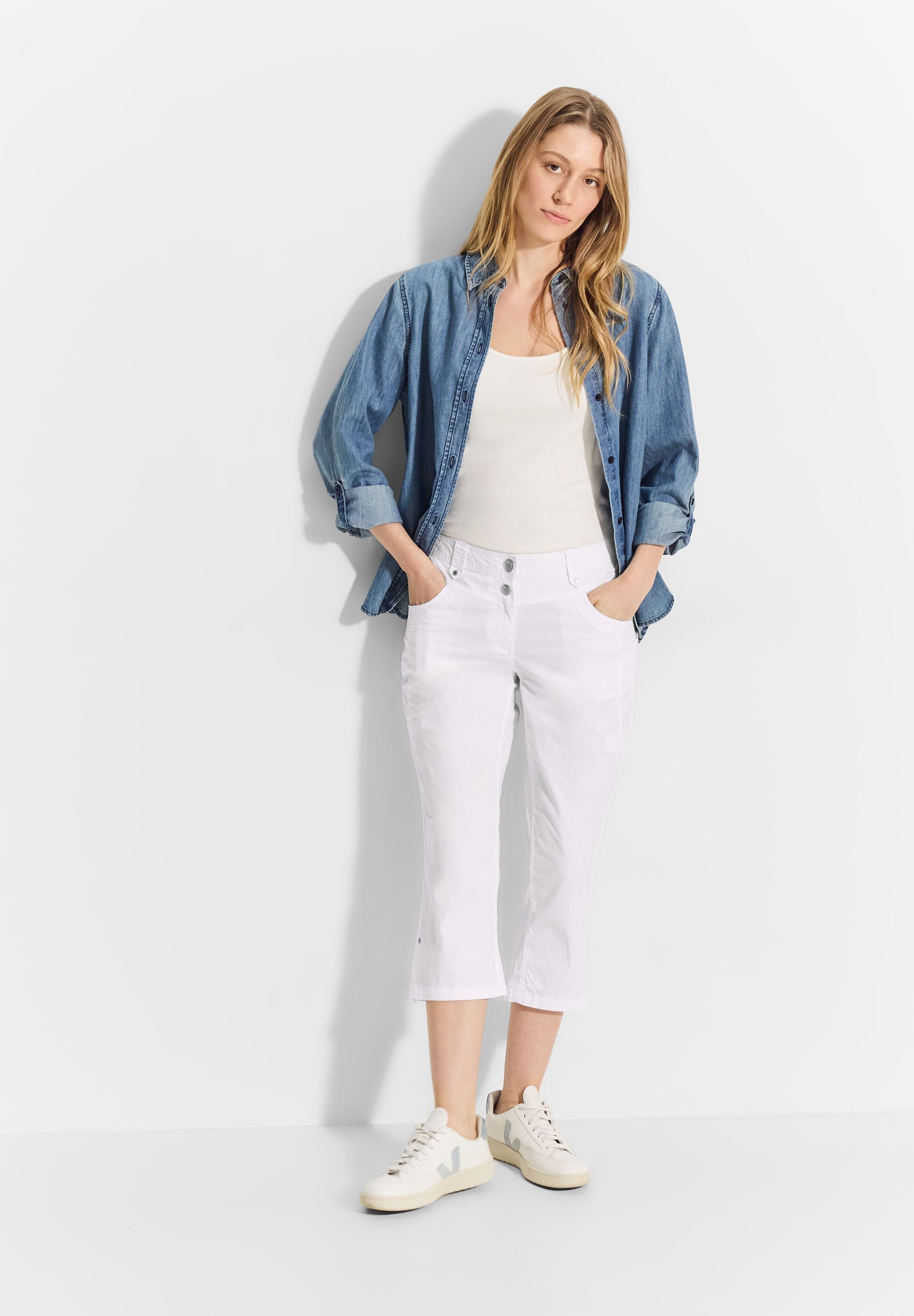 Cecil 3 4 broek Stijl New York in cargo-optiek