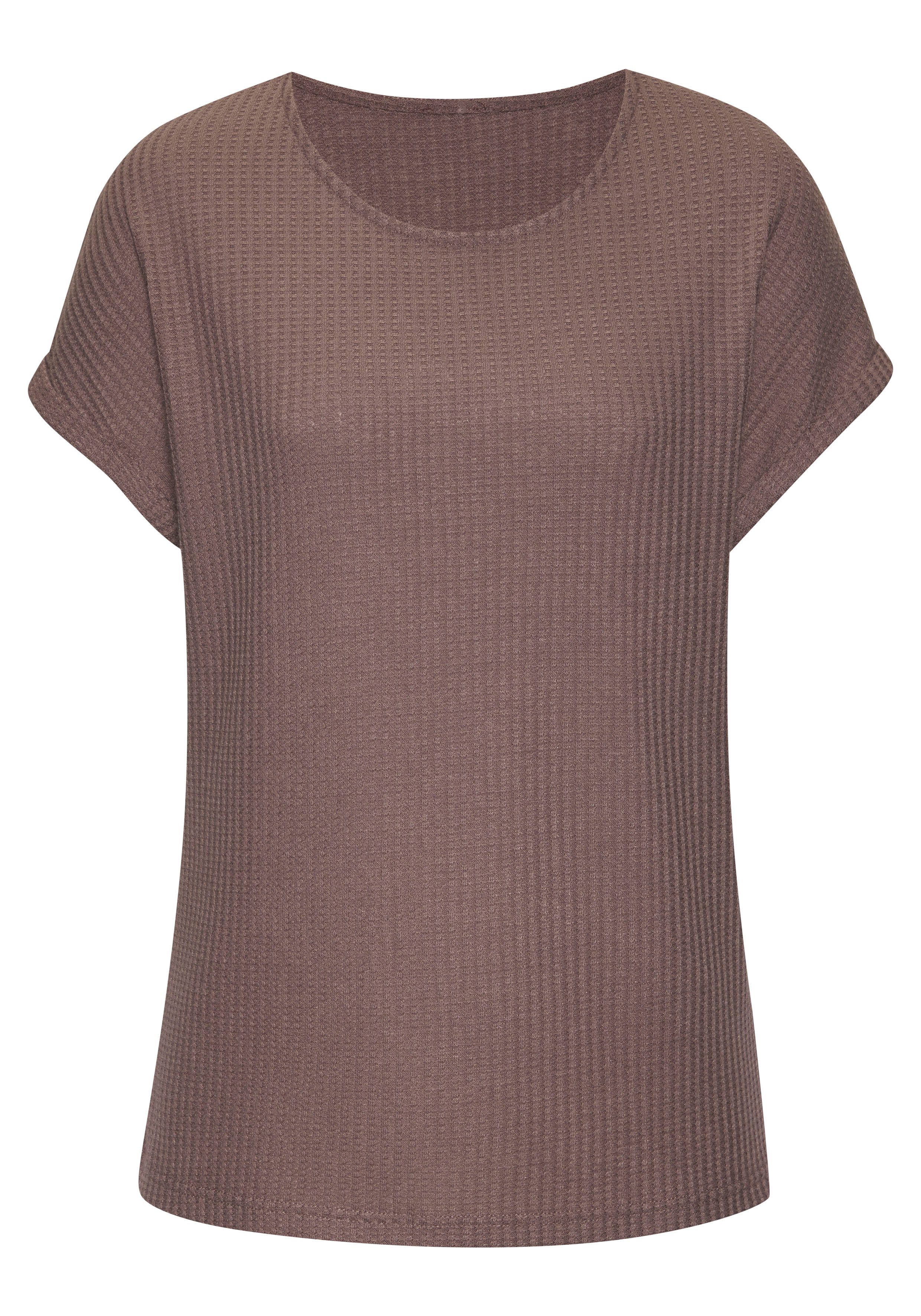 Vivance Shirt met korte mouwen Van zachte piquékwaliteit (Set van 2)