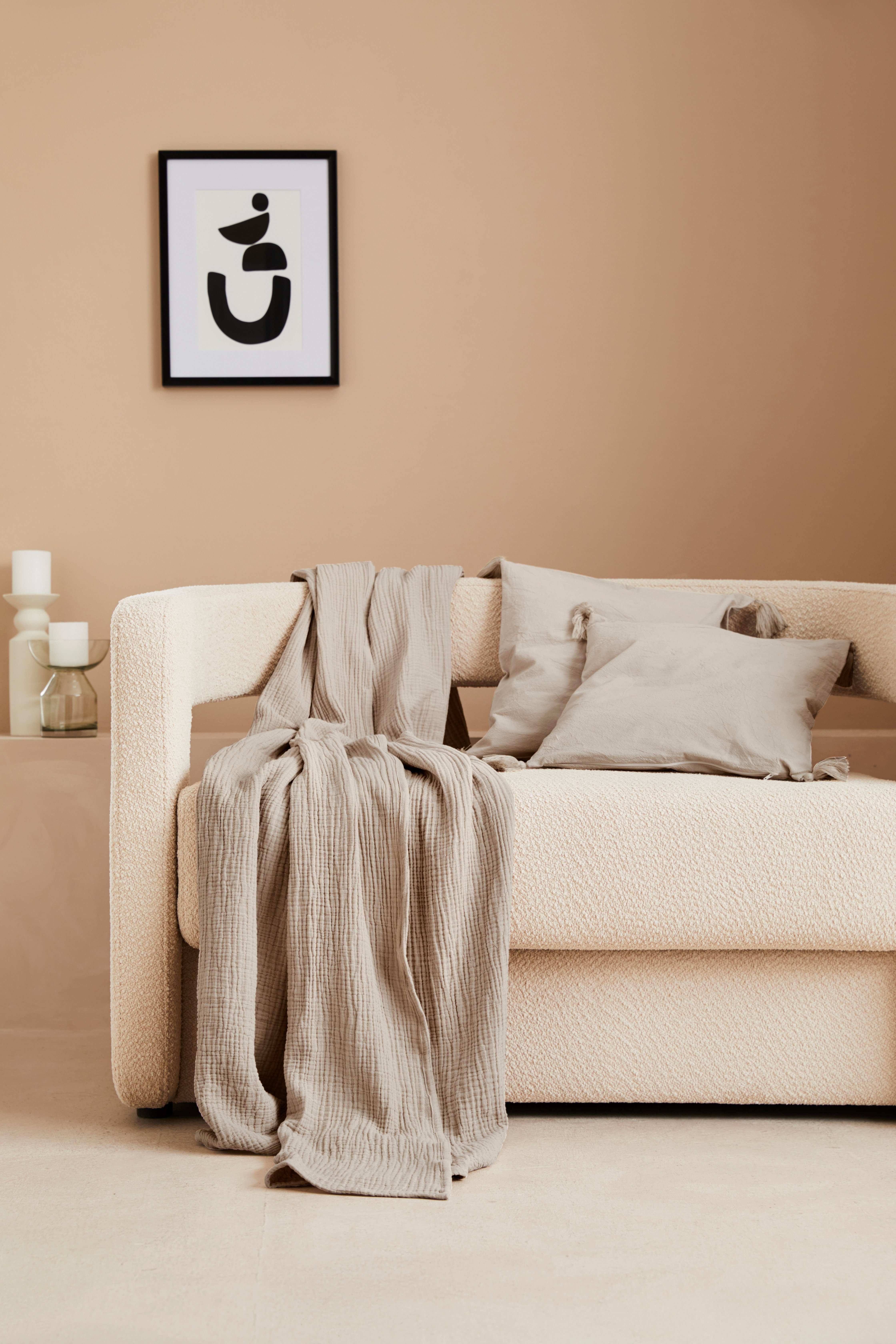 LeGer Home by Lena Gercke Deken Hevin Deken in katoen-crinkle-effect, mousseline, knuffeldeken