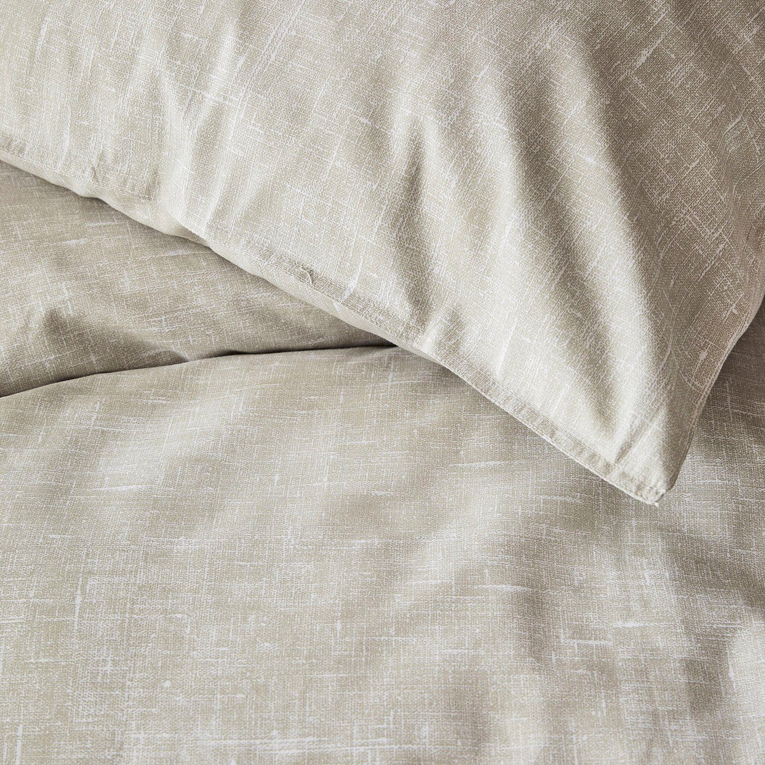 damai Beddengoed Ebba met structuur-effect in elegante kleuren, 100% katoen, met rits