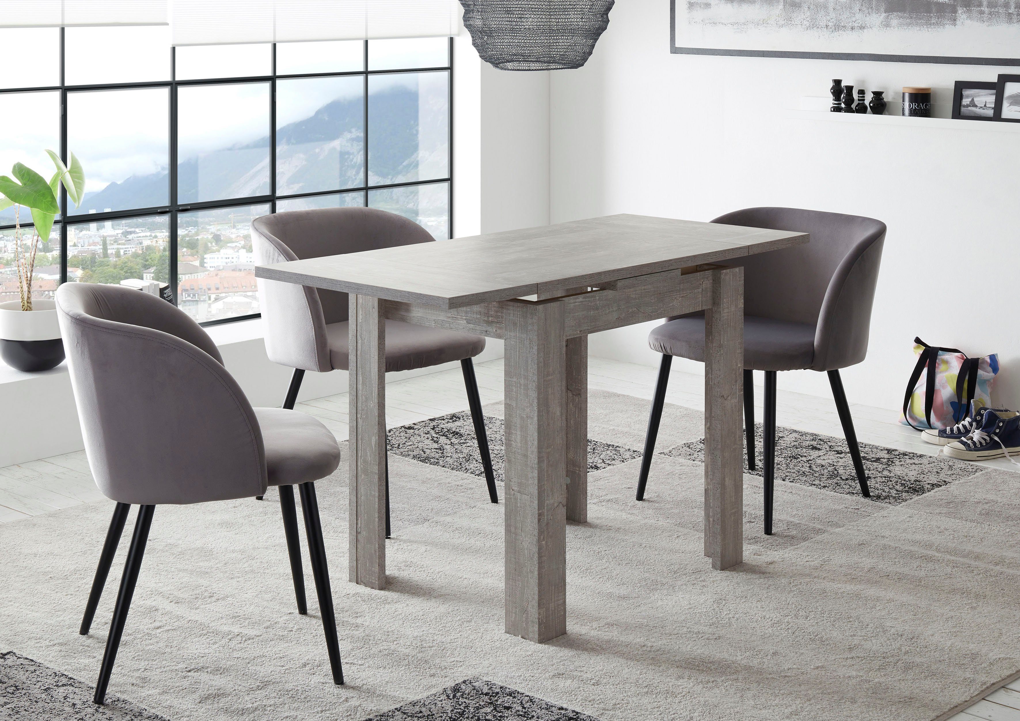 Mäusbacher Eettafel Monti BESTSELLER!, tafel, keukentafel, uittrekbare tafel uit te trekken tot 136 cm