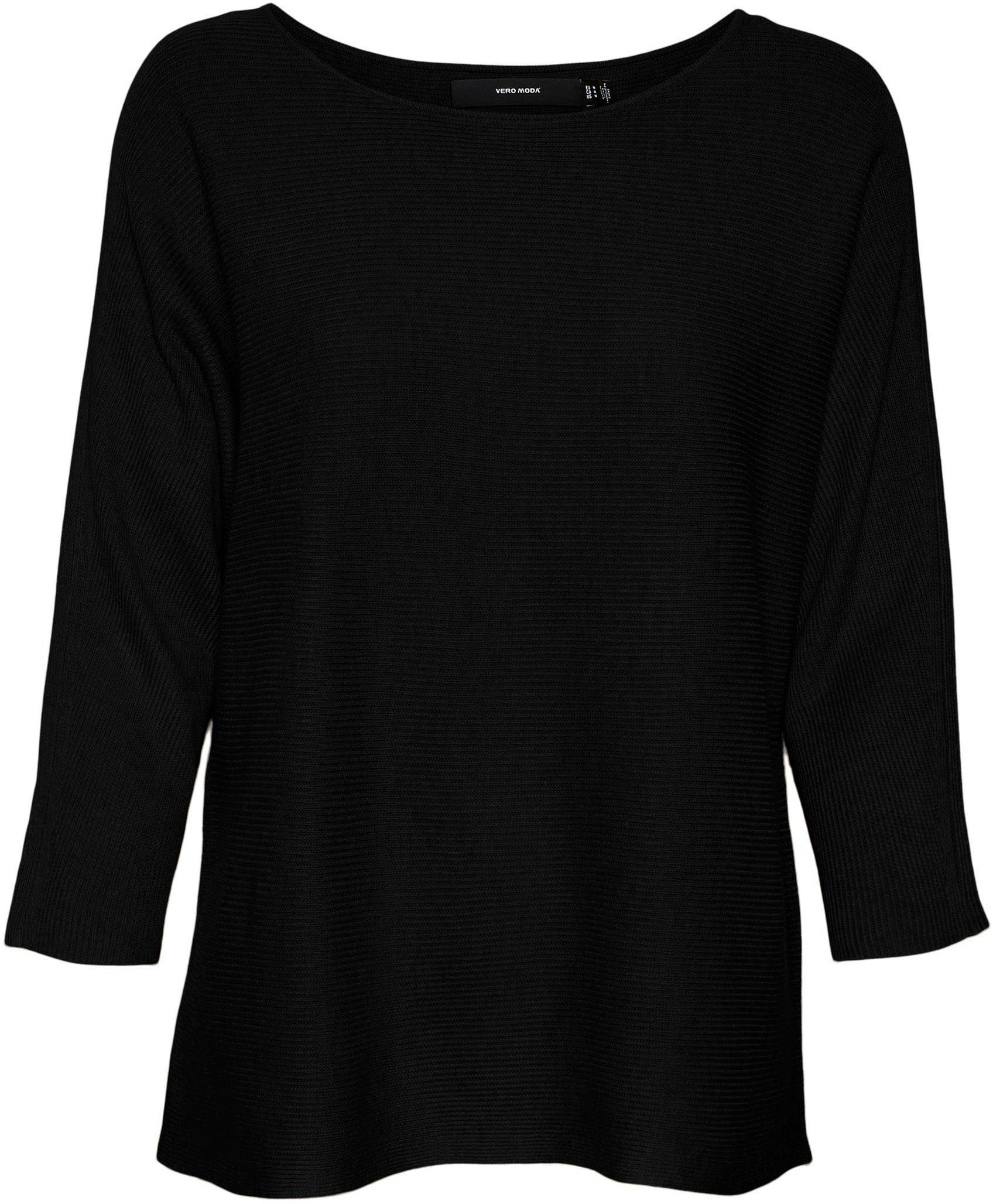 Vero Moda Trui met 3/4-mouwen VMNORA 3/4 BOATNECK BLOUSE NOOS