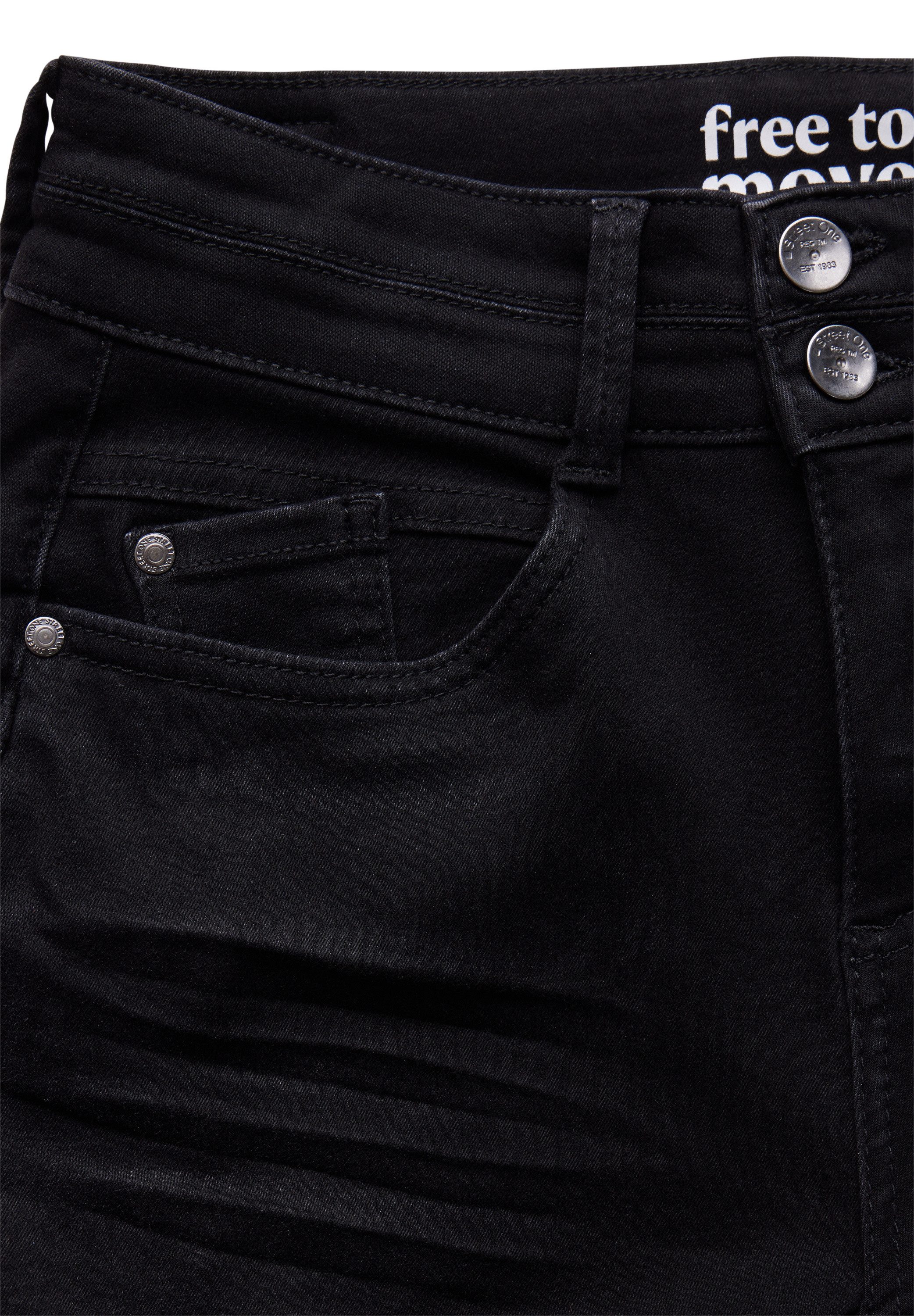 STREET ONE Slim fit jeans Style York in 5-pocketsstijl