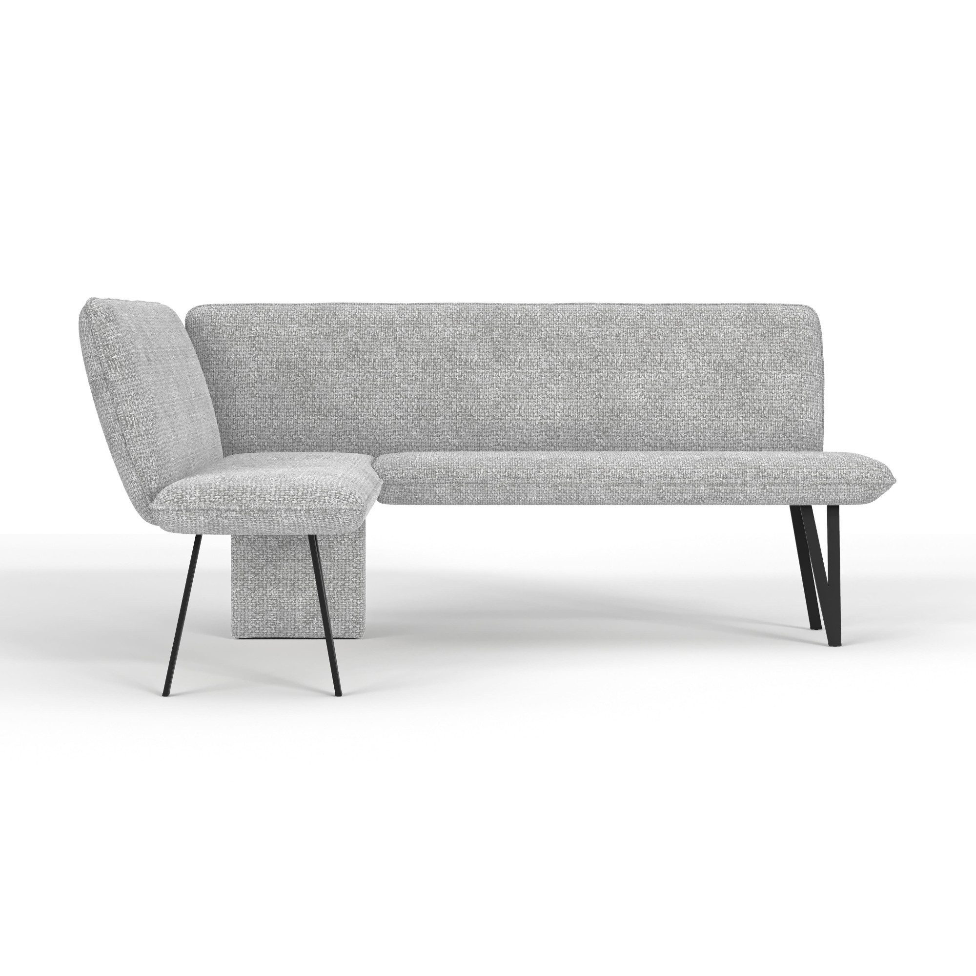 Home affaire Hoekbank Mily Keukenbank, Kussenbank, Eettafelbank, 205x164 cm Moderne bank en kleuren, aantal zitplaatsen: 5, vrij in de ruimte te