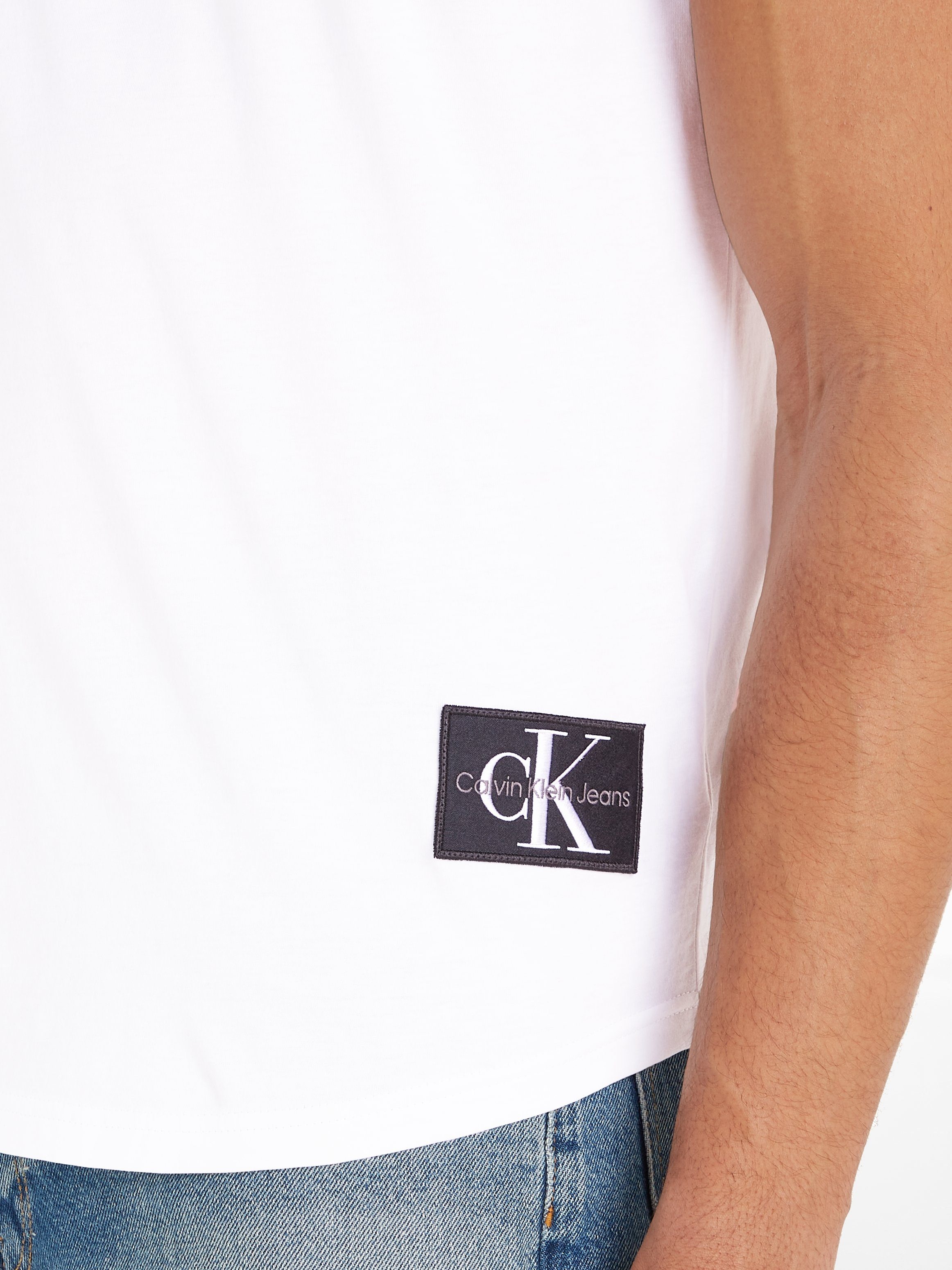 Calvin Klein T-shirt BADGE TURN UP SLEEVE
