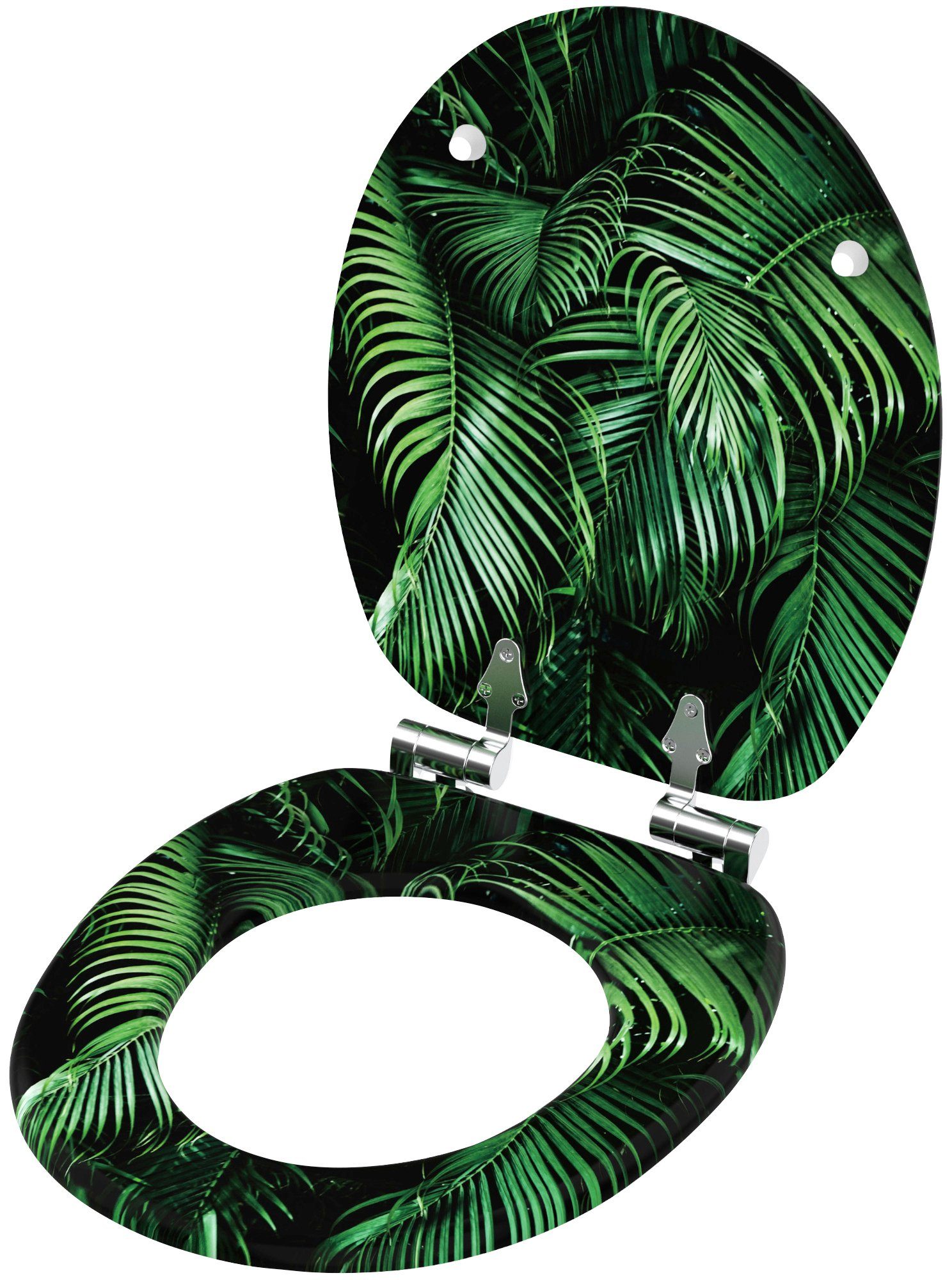 Sanilo Toiletzitting Palmdream met softclosemechanisme, bxl: 37,7x 42,0 - 47,0 cm