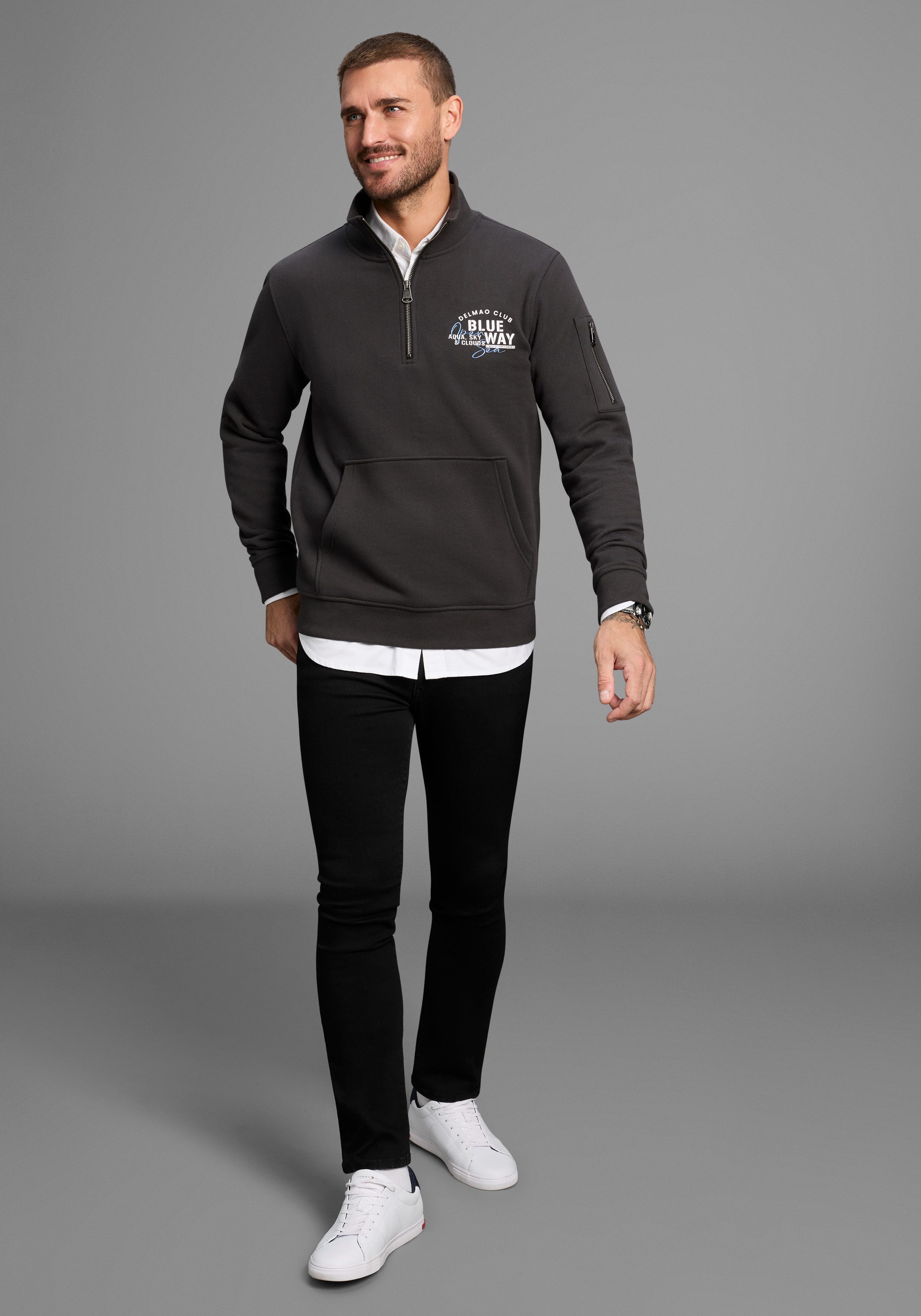 DELMAO Sweatshirt Sweat Toyer